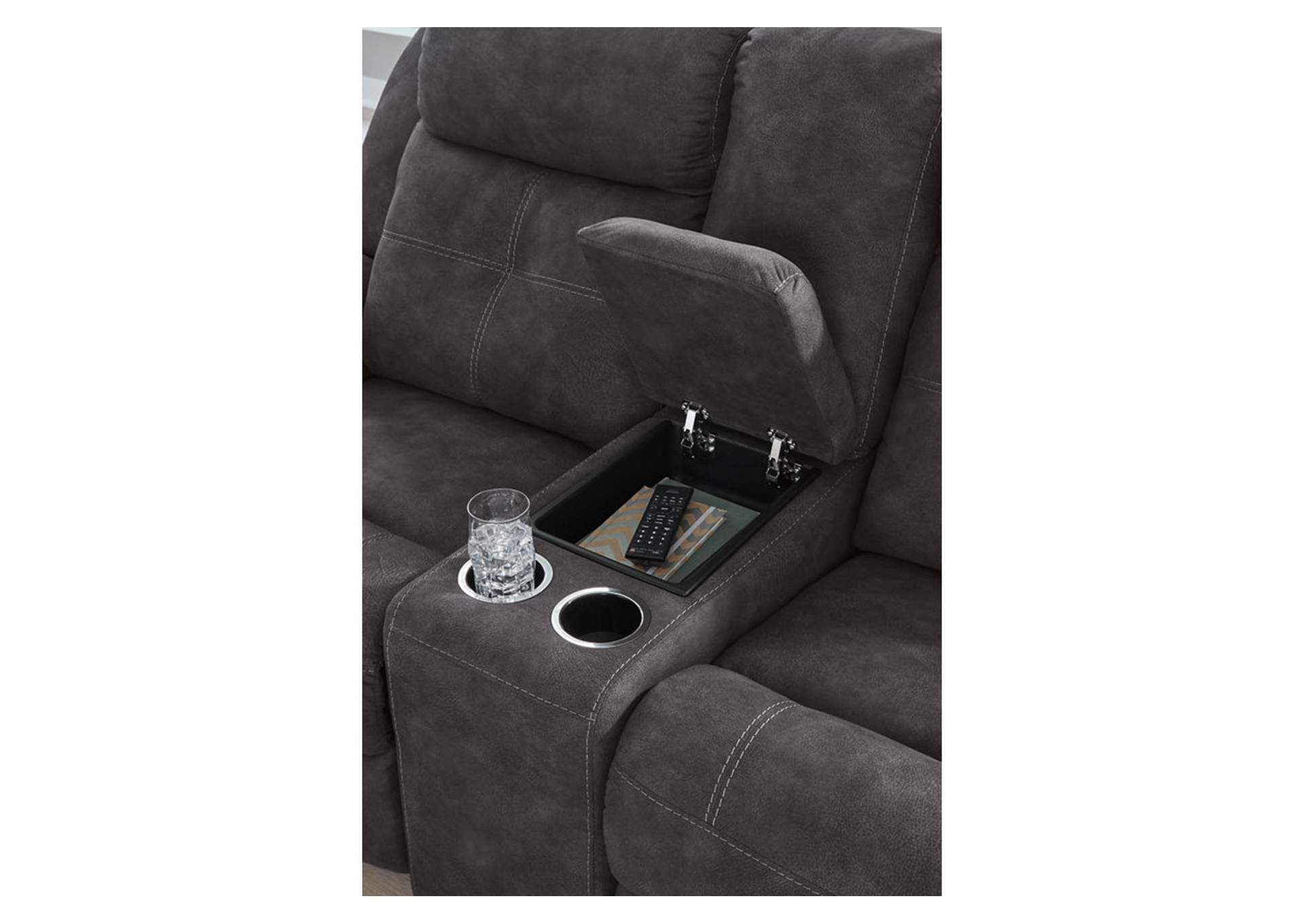 Brysonview Reclining Loveseat with Console image 8