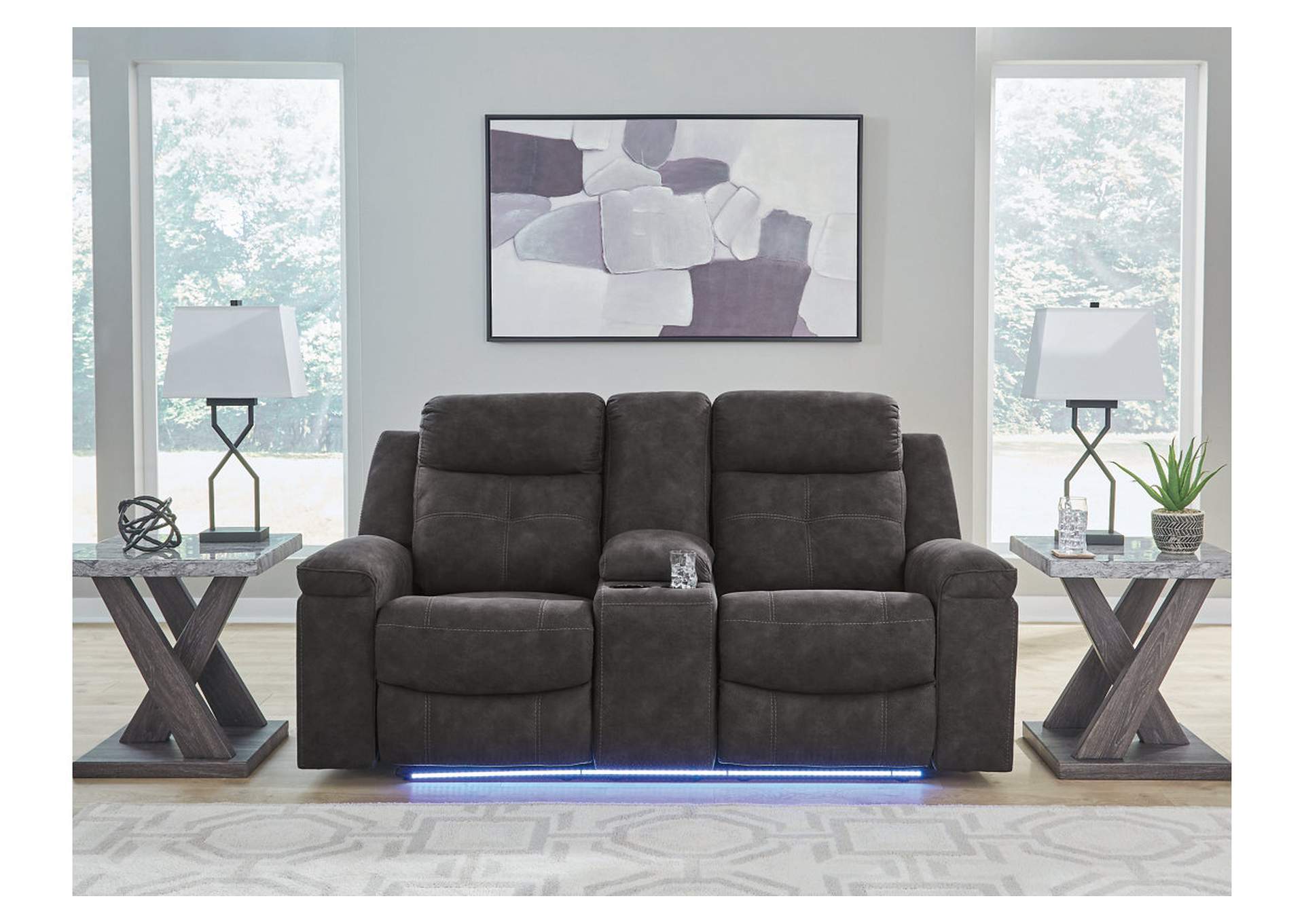 Brysonview Reclining Loveseat with Console image 7