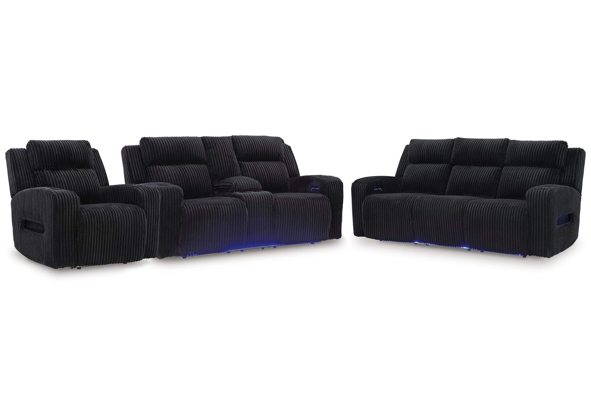 Belvarrow Power Reclining Sofa, Loveseat and Recliner image 1