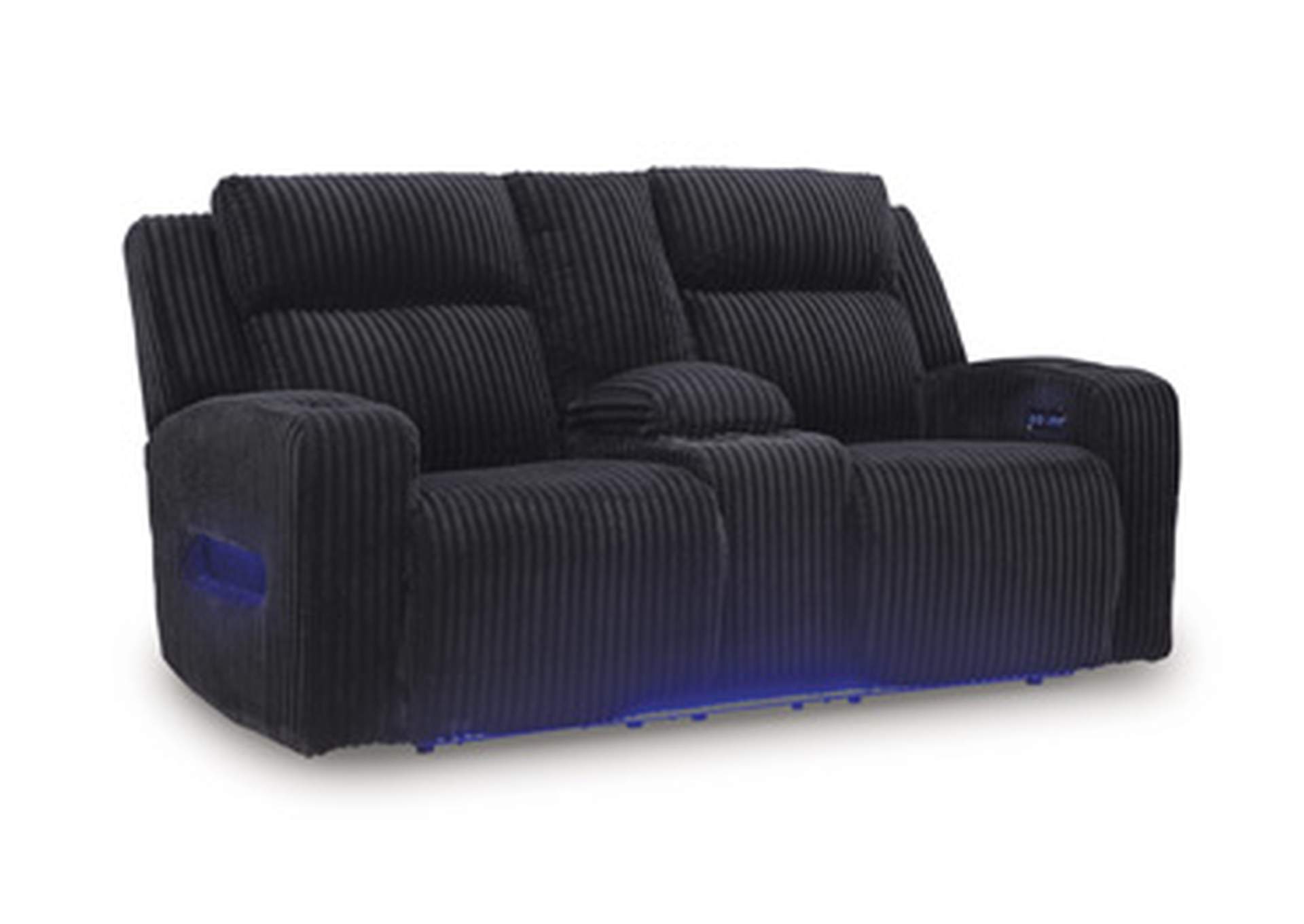 Belvarrow Power Reclining Loveseat with Console image 11