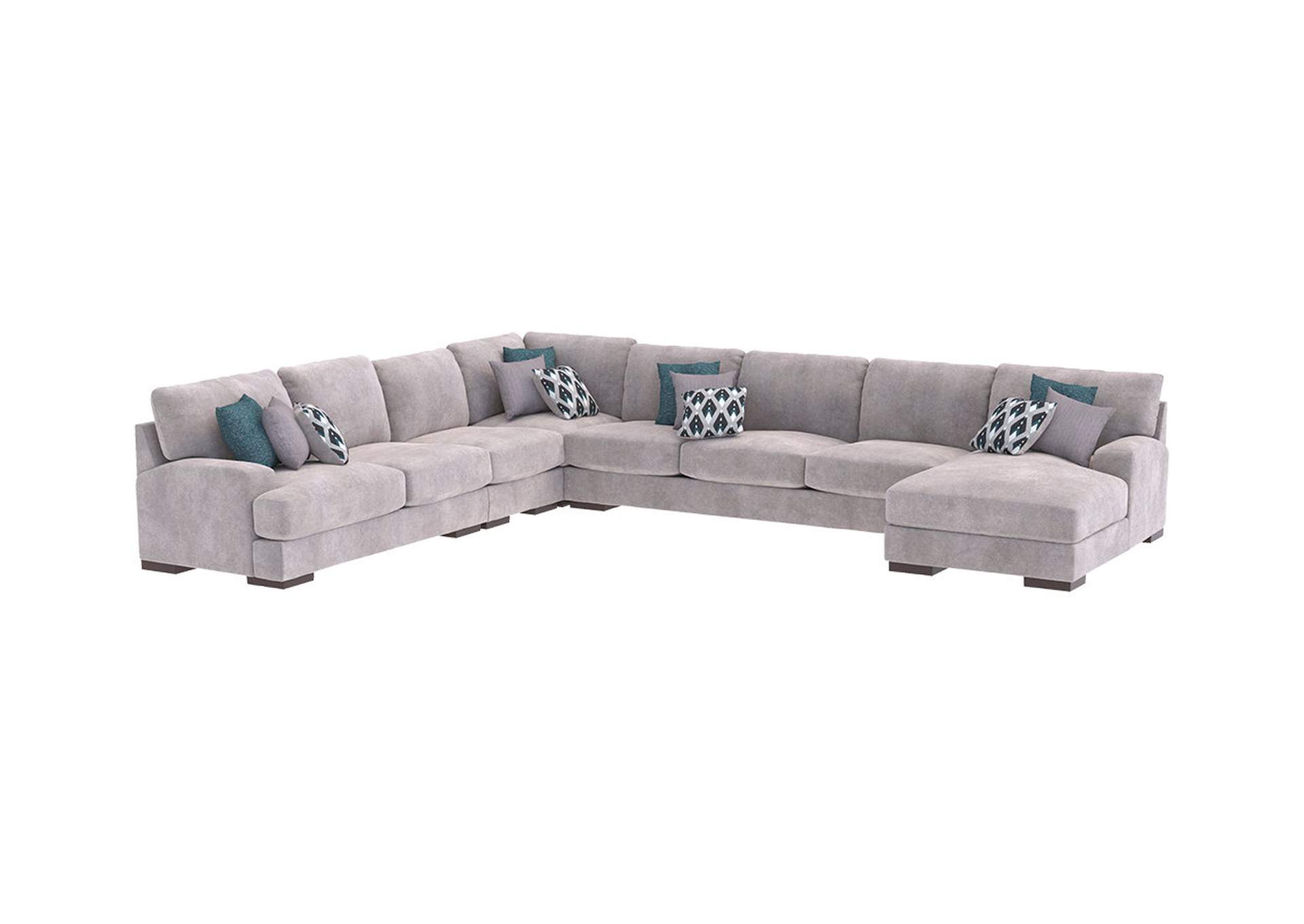 Bardarson 5Piece Sectional with Ottoman