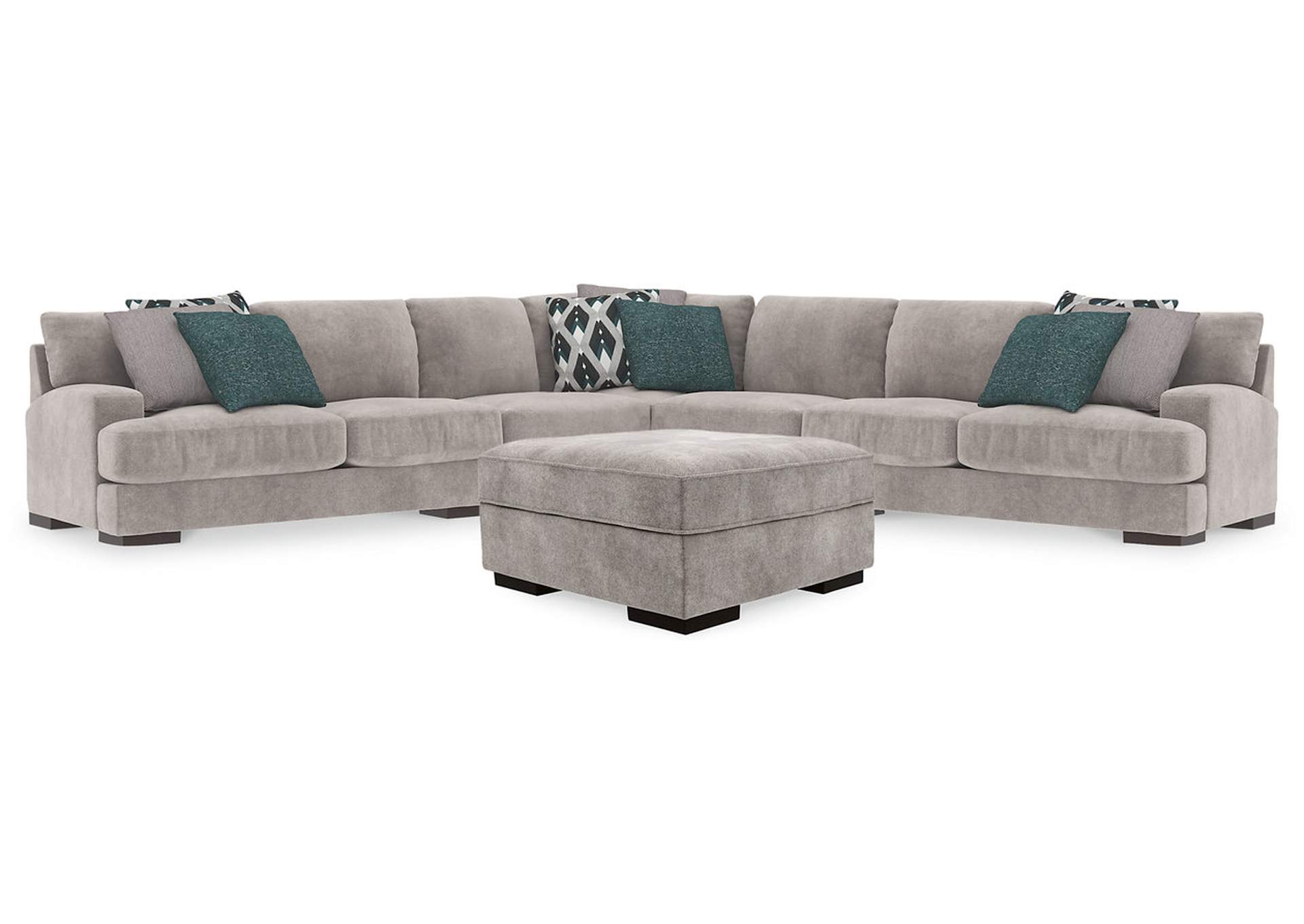 Bardarson 5Piece Sectional with Ottoman