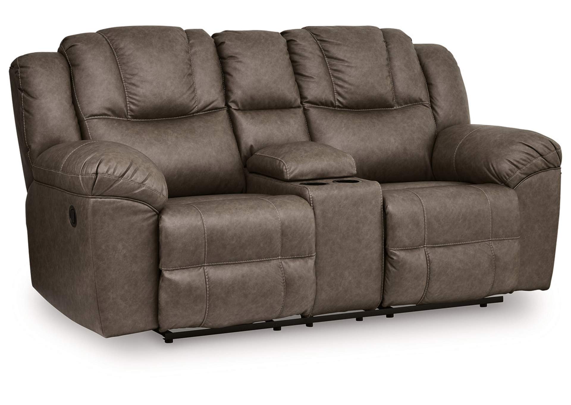 Lowilla Reclining Loveseat with Console image 2