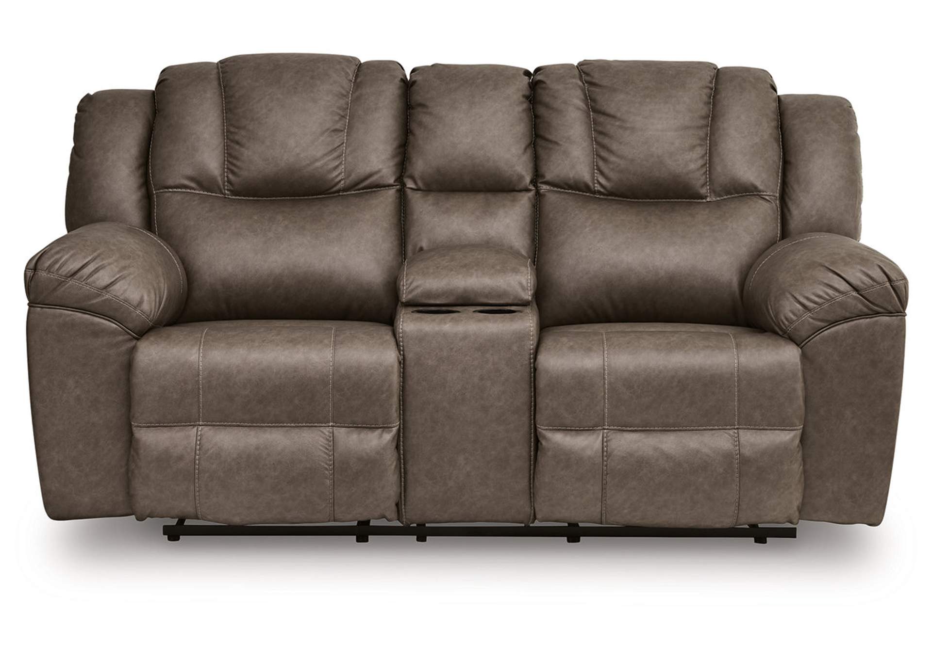 Lowilla Reclining Loveseat with Console image 1