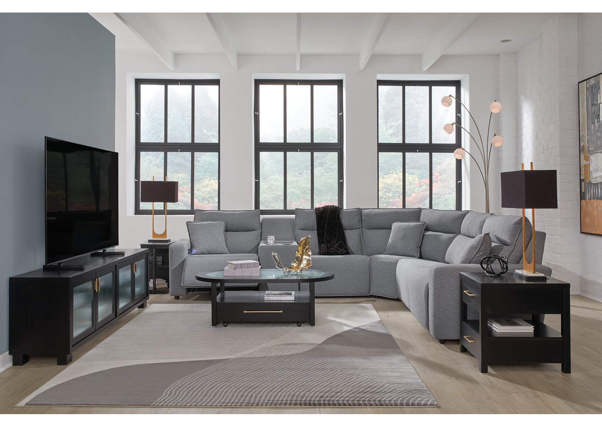 ModMax II 6-Piece Power Reclining Sectional image 4