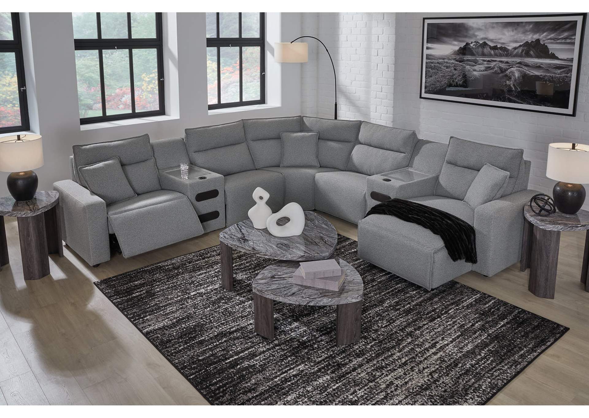 ModMax II 7-Piece Power Reclining Sectional with Chaise image 16