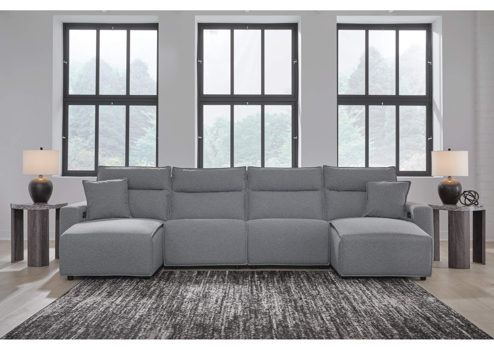 Modmax II 4-Piece Reclining Sectional with Double Chaise image 3
