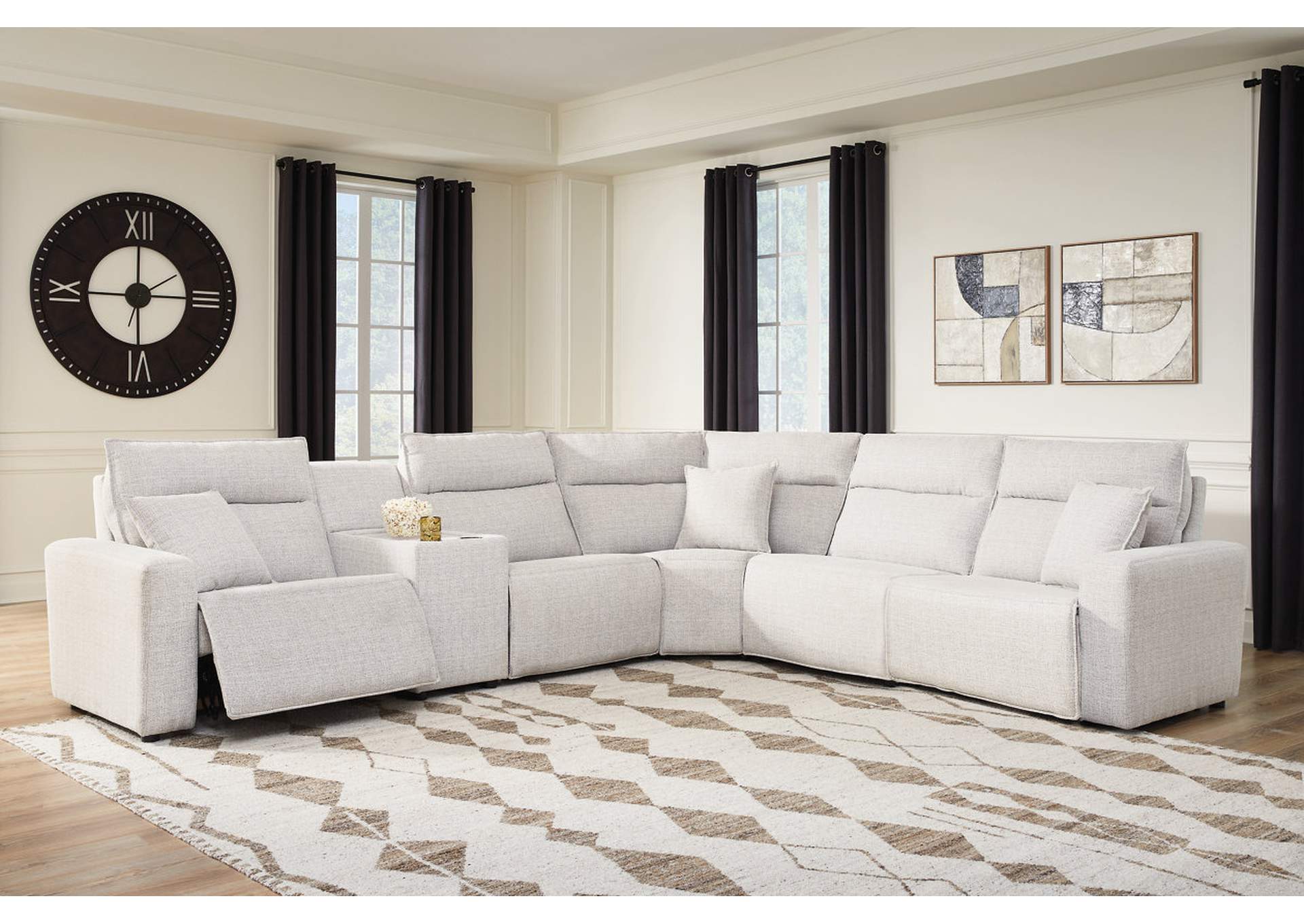 Modmax II 6-Piece Reclining Sectional with Console image 2