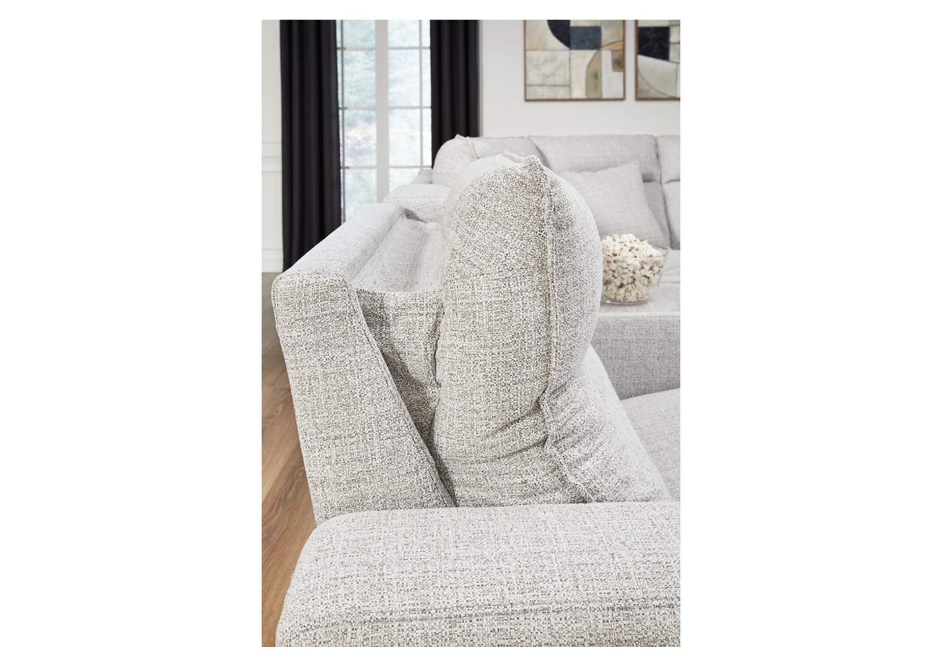 Modmax II 7-Piece Power Reclining Sectional with Chaise and Audio Consoles image 2