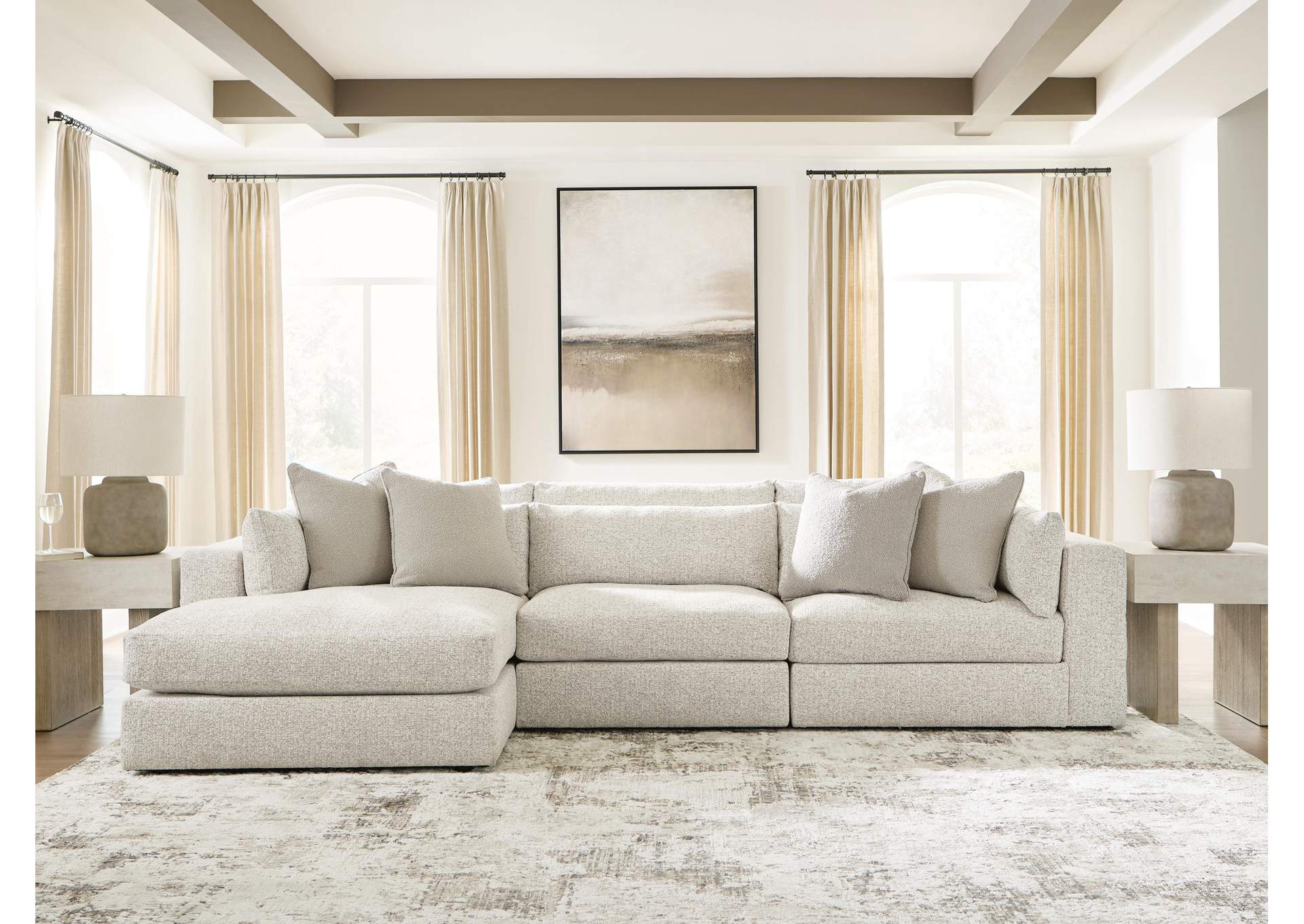 Ashbourne Estate 3-Piece Sectional with Chaise image 1