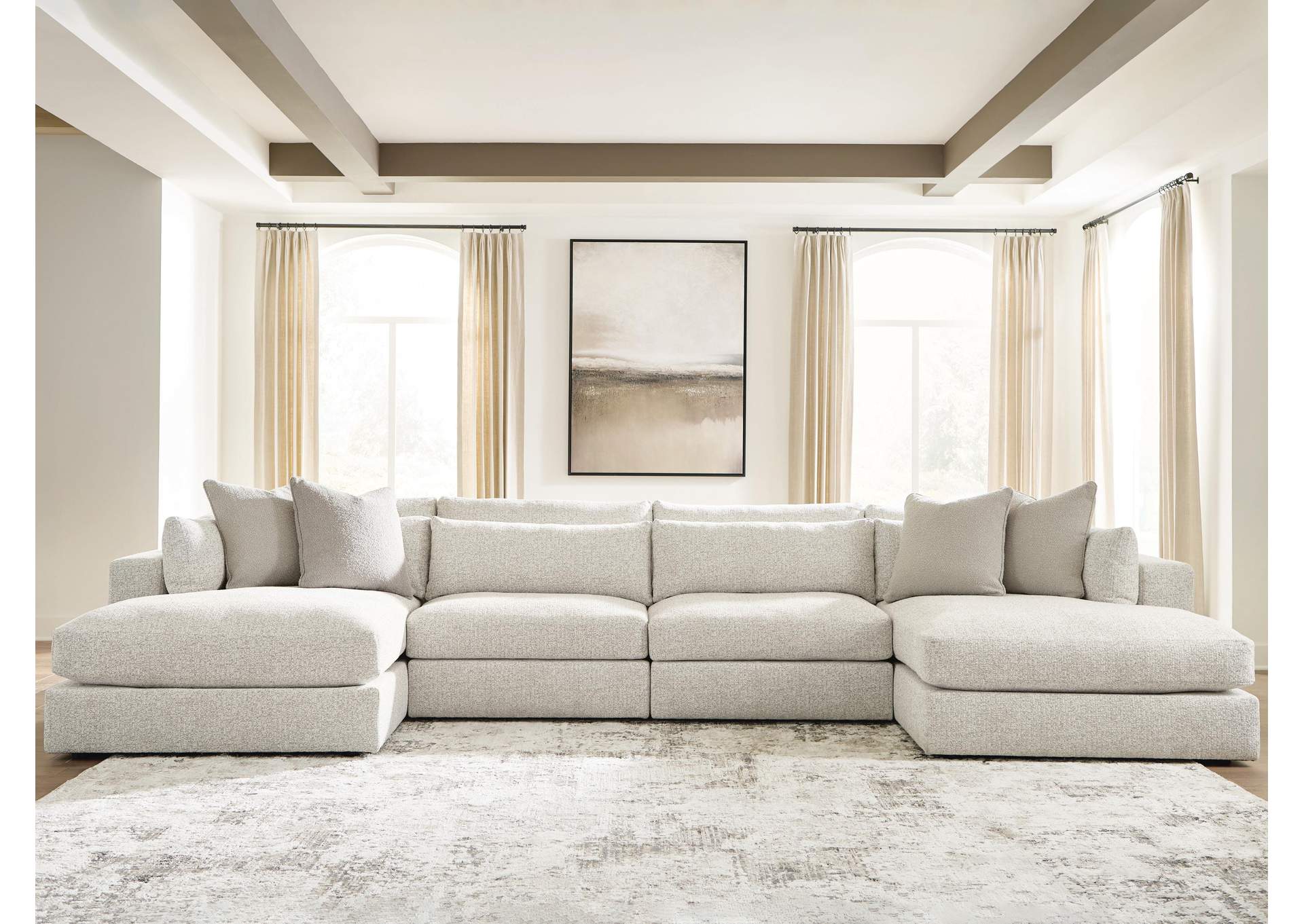 Ashbourne Estate 4-Piece Double Chaise Sectional image 2