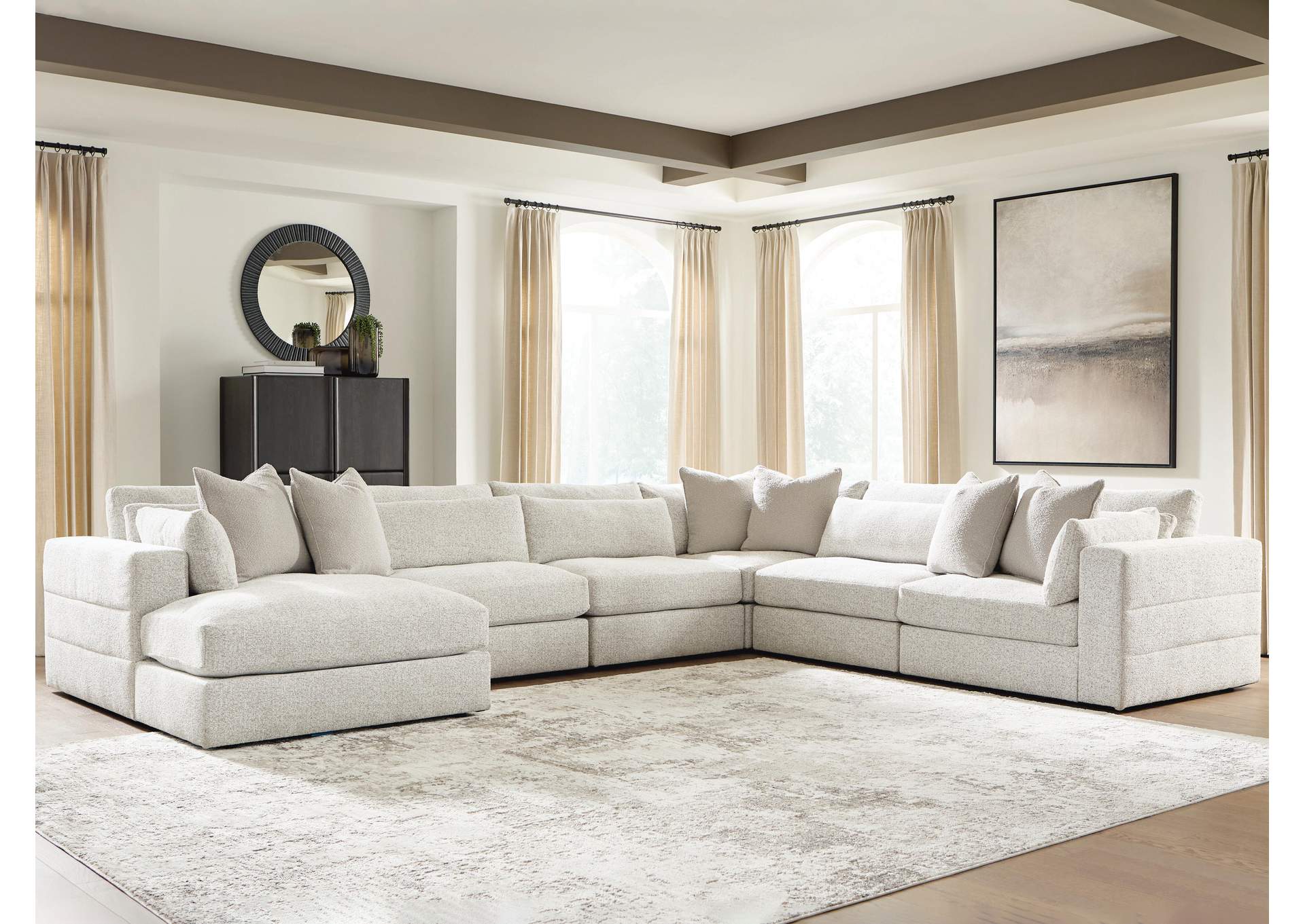 Ashbourne Estate 6-Piece Sectional with Chaise image 1
