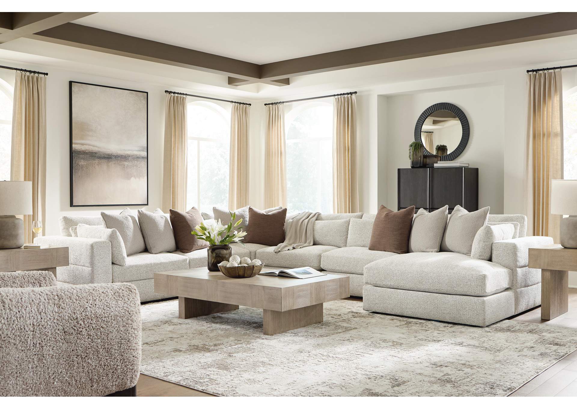Ashbourne Estate 6-Piece Sectional with Chaise image 4