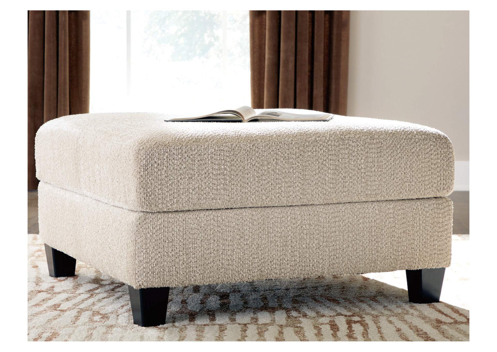 Steelwater Retreat Oversized Accent Ottoman image 2