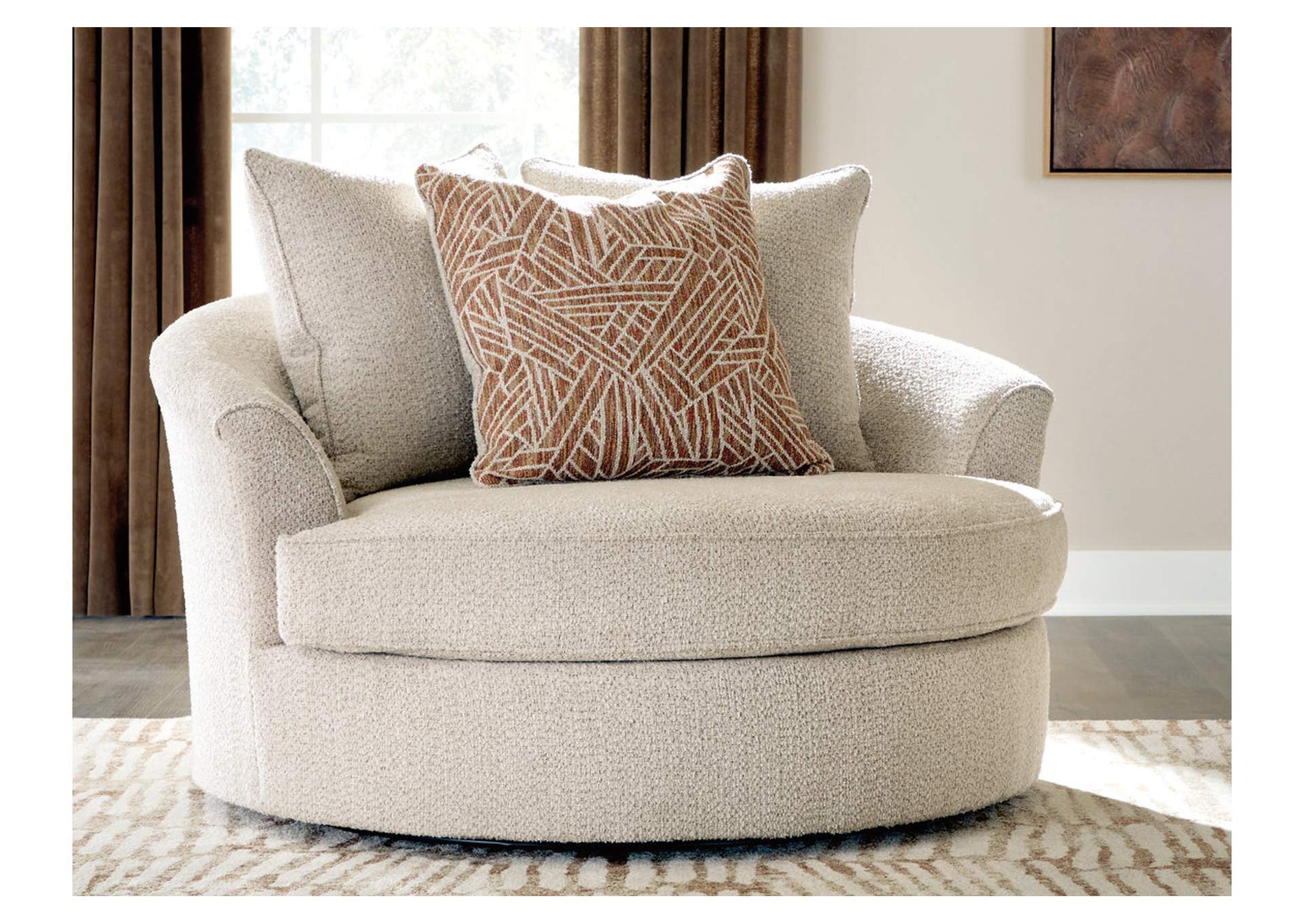 Steelwater Retreat Oversized Swivel Accent Chair image 2