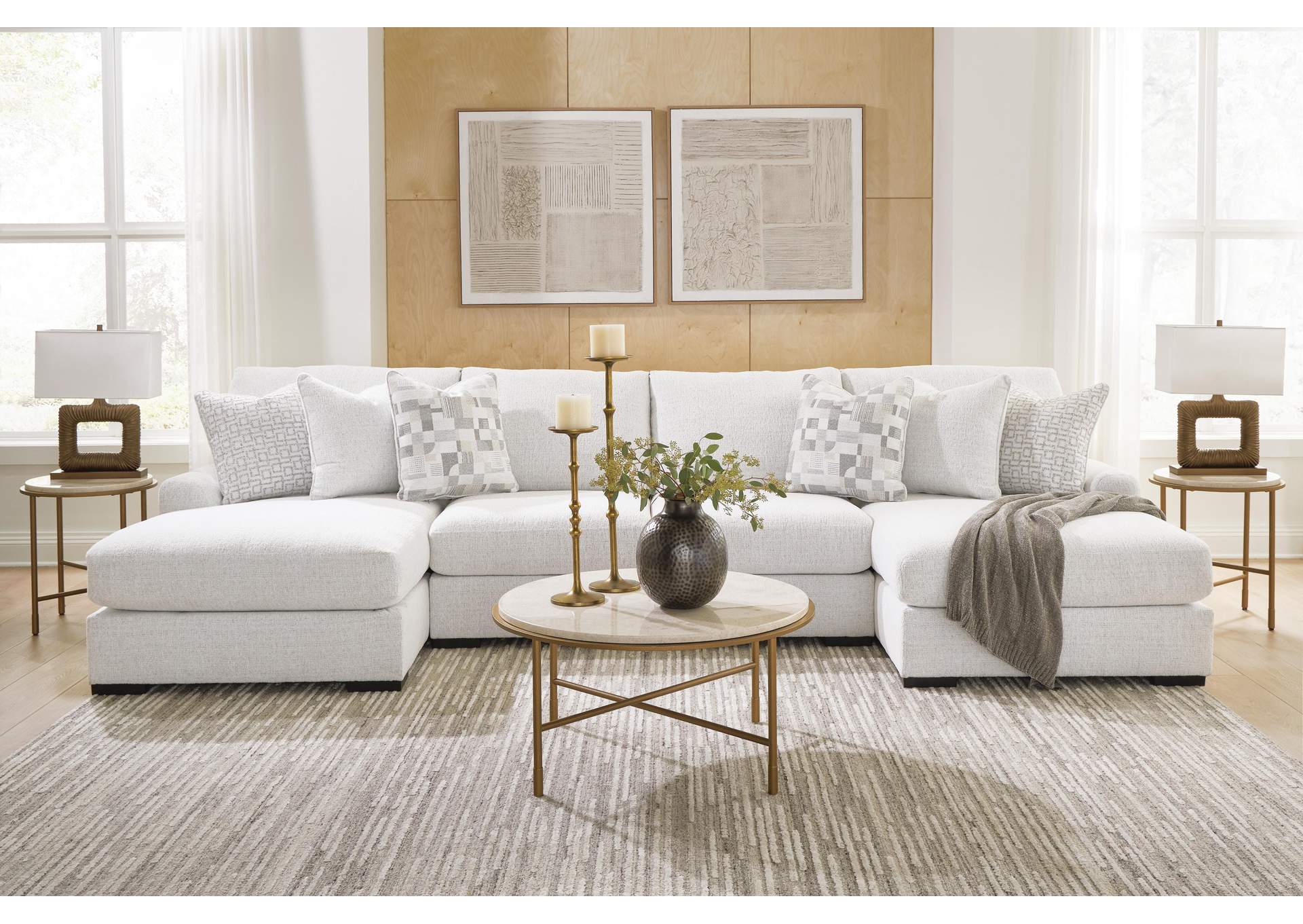Misty-Lakes 4-Piece Double Chaise Sectional image 4