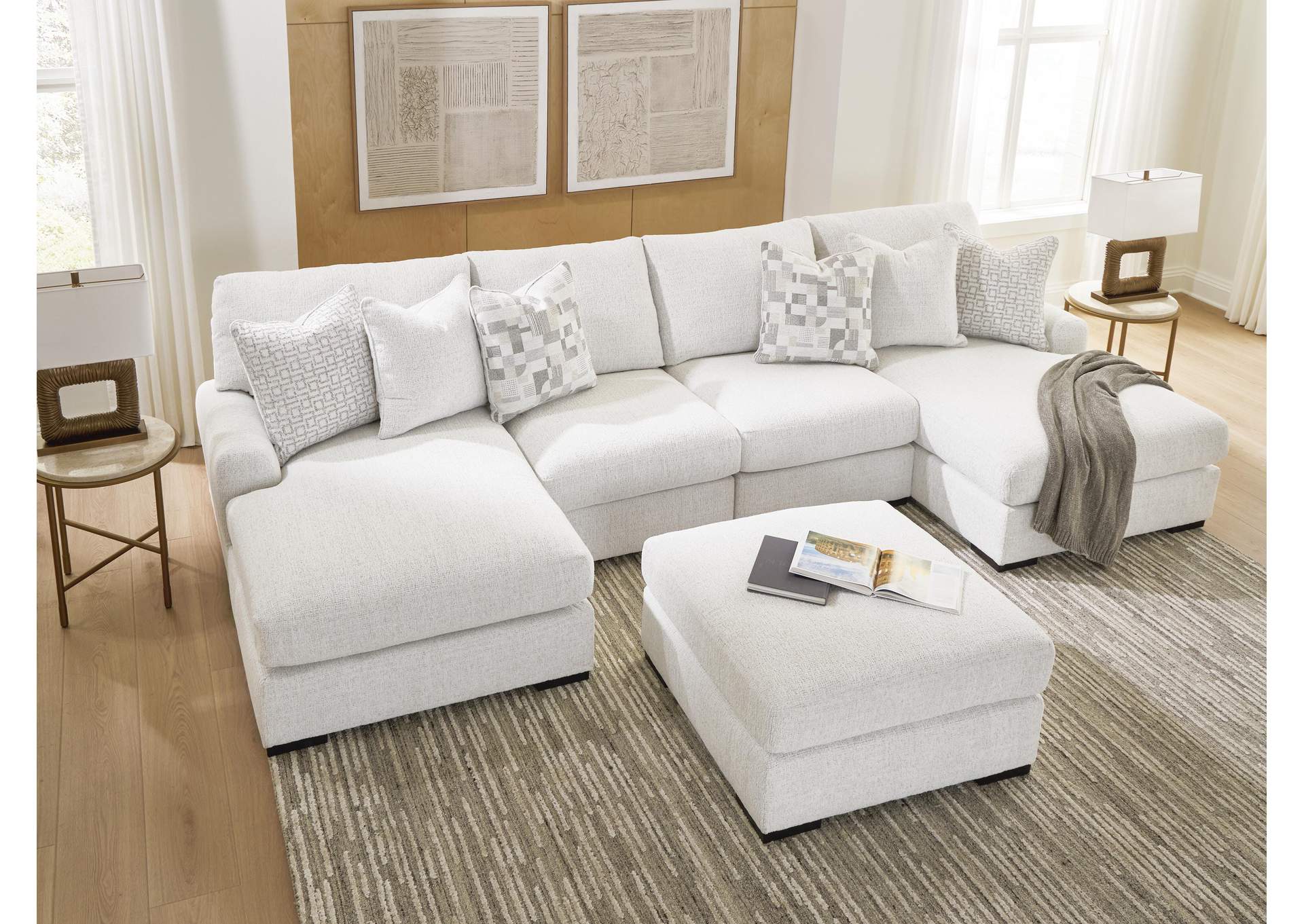 Misty-Lakes 4-Piece Double Chaise Sectional image 6