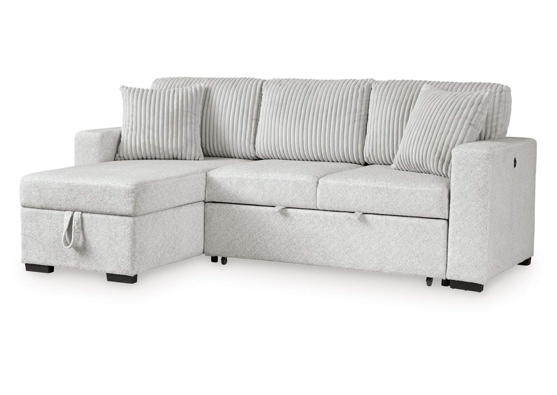 Wohlen 2-Piece Sectional with Pop Up Sleeper and Chaise image 1