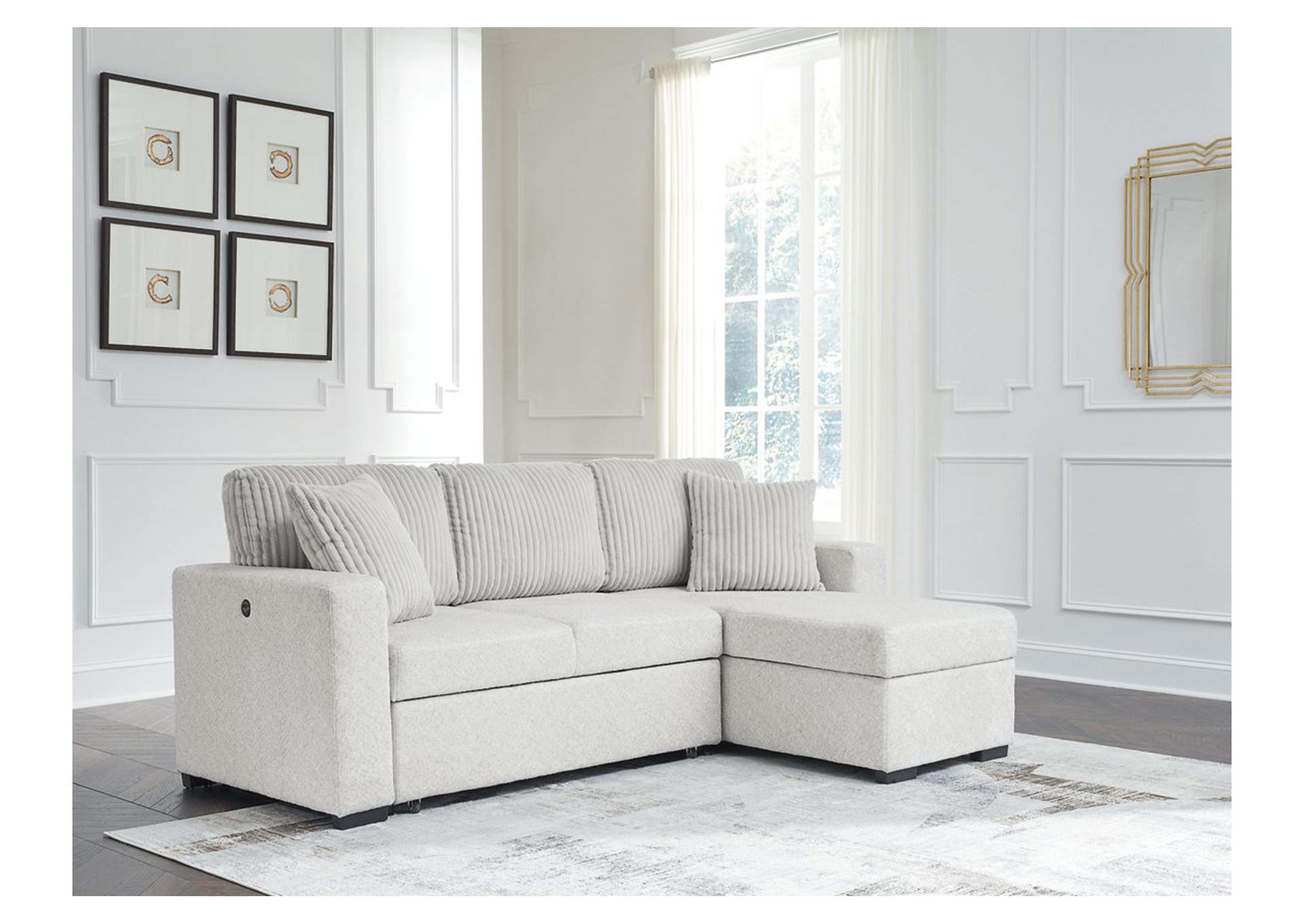 Wohlen 2-Piece Sectional with Pop Up Sleeper and Chaise image 9