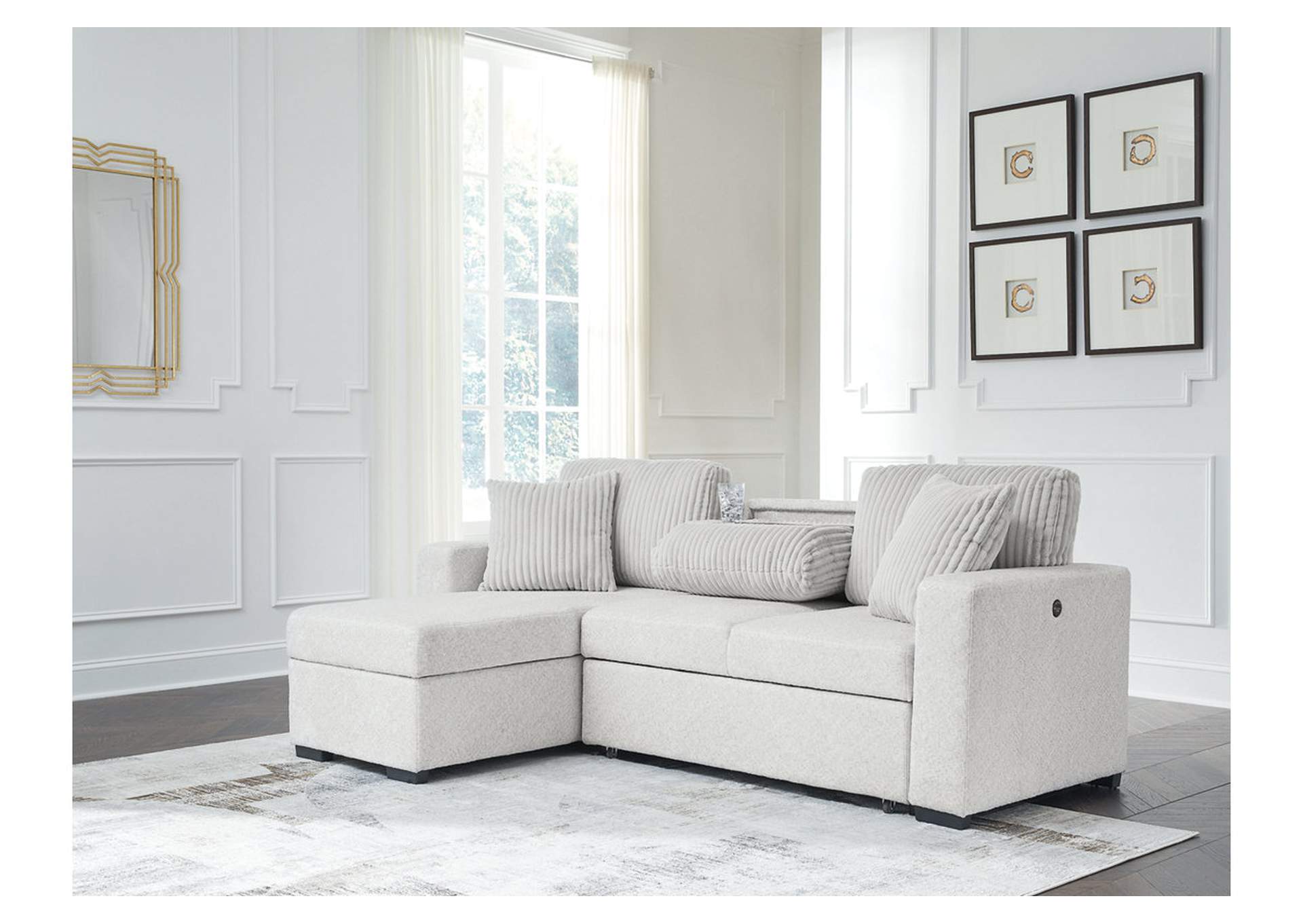 Wohlen 2-Piece Sectional with Pop Up Sleeper and Chaise image 11