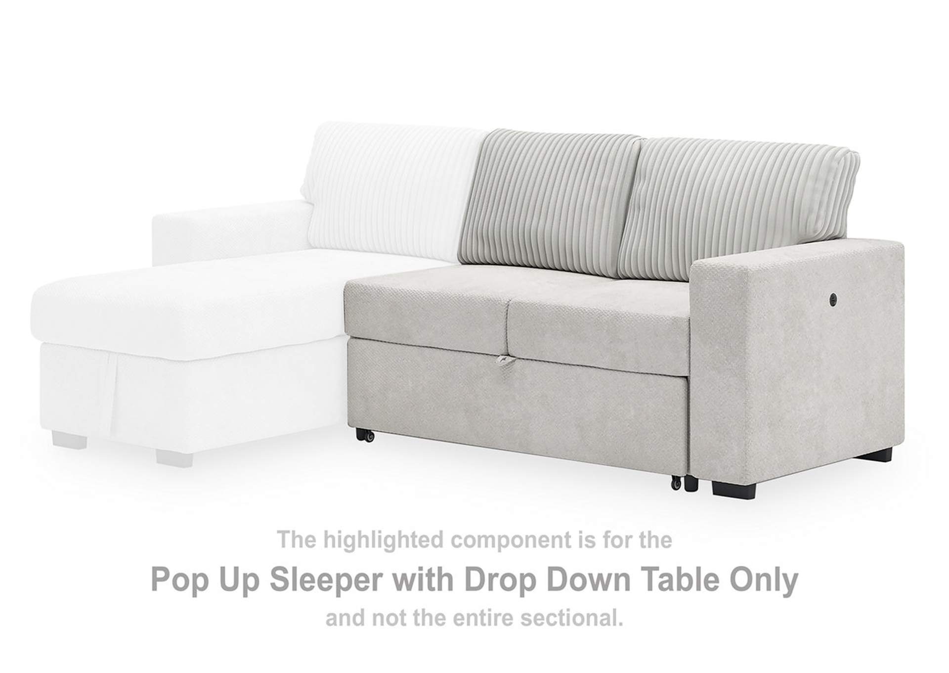 Wohlen 2-Piece Sectional with Pop Up Sleeper and Chaise image 16
