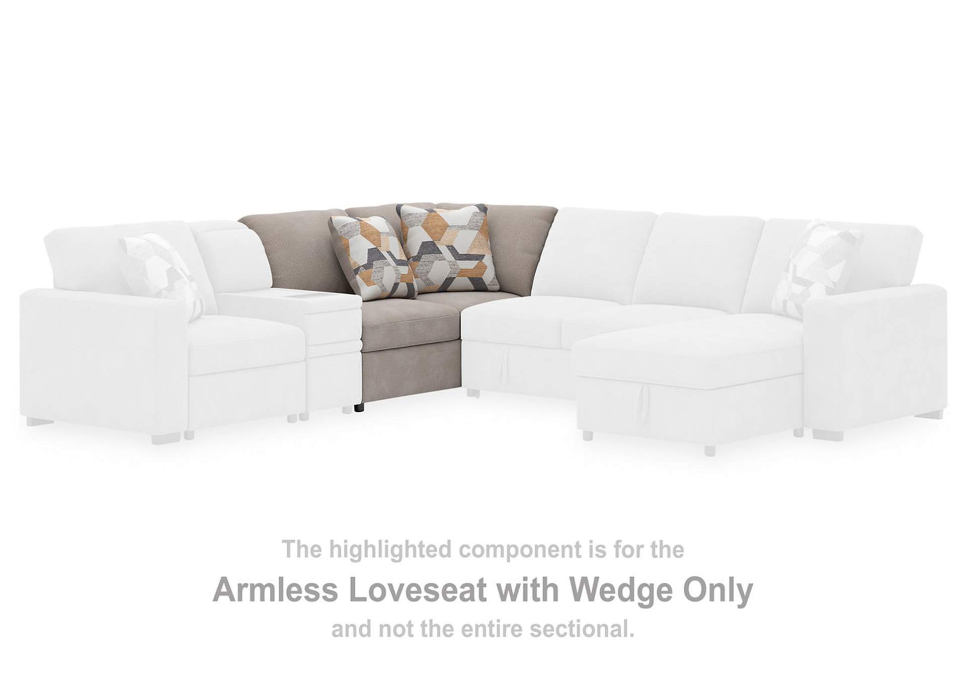 Higgesbee 5-Piece Sectional with Pop Up Sleeper and Chaise image 2