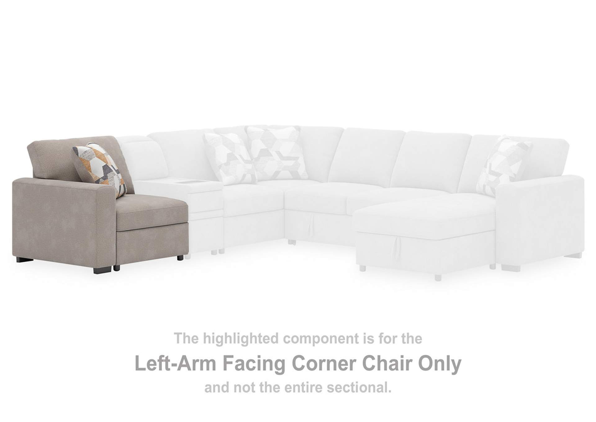 Higgesbee 4-Piece Sectional with Pop Up Sleeper and Storage image 3