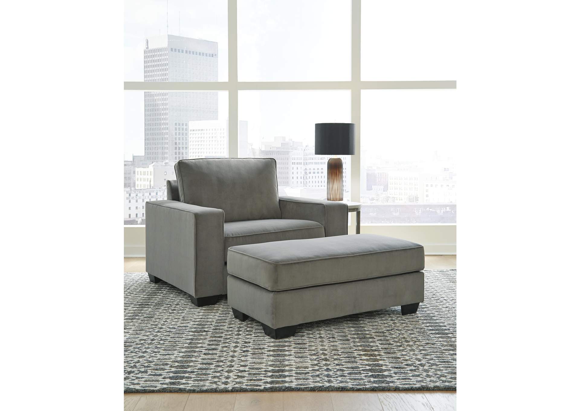 Angleton Chair and Ottoman image 2