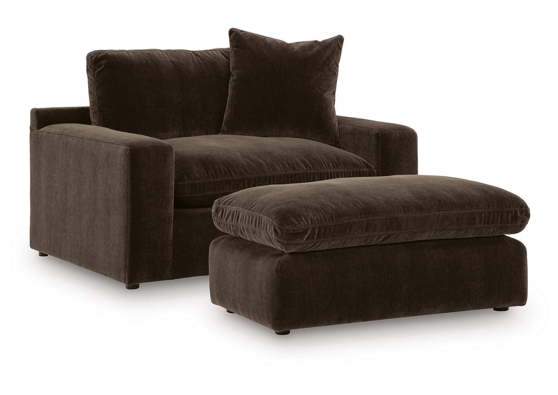 Maxton Heights Oversized Chair and Ottoman image 1