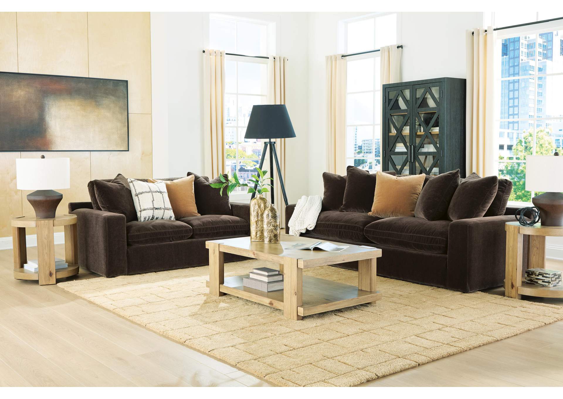 Maxton Heights Sofa and Loveseat image 4