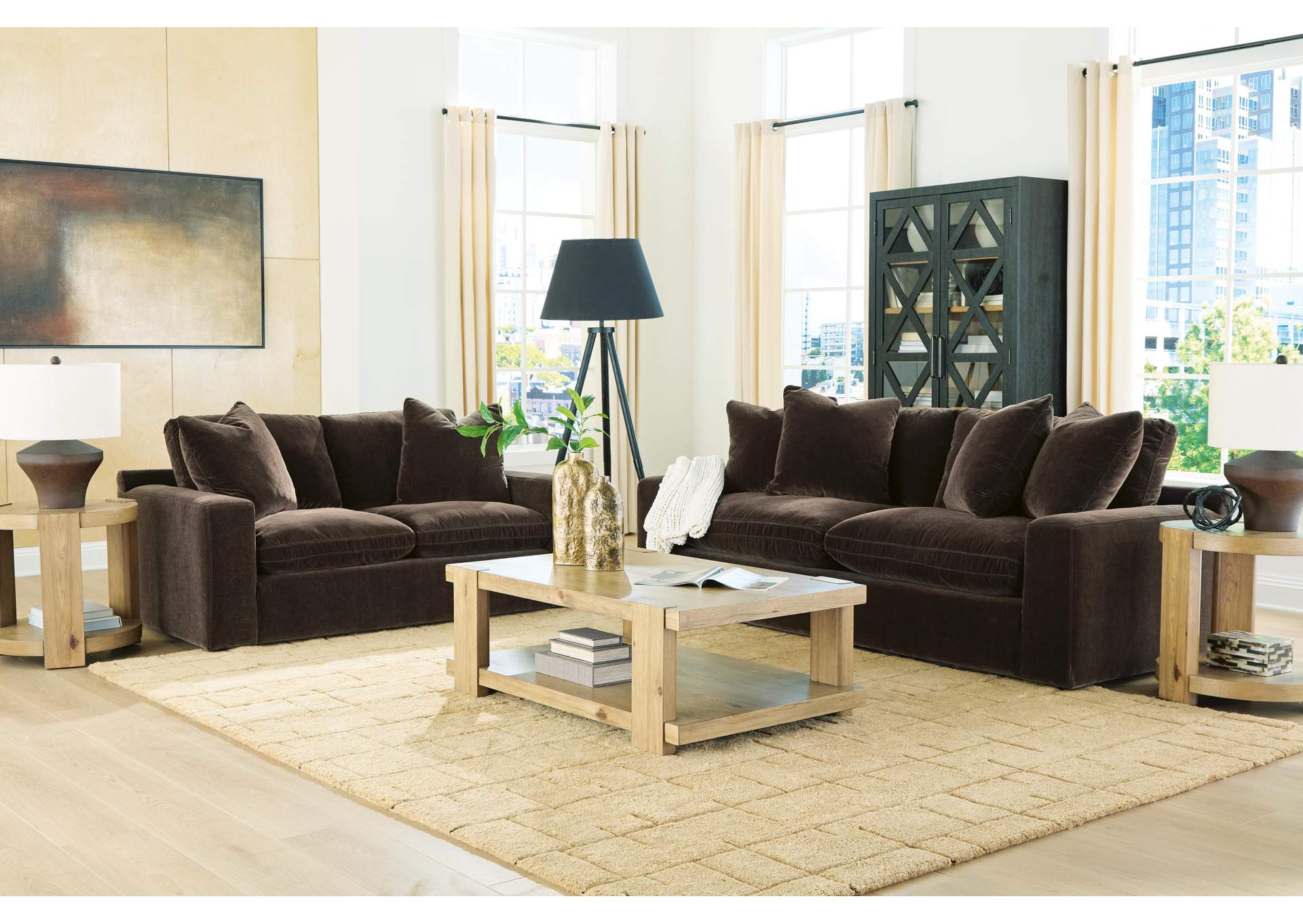 Maxton Heights Sofa and Loveseat image 3