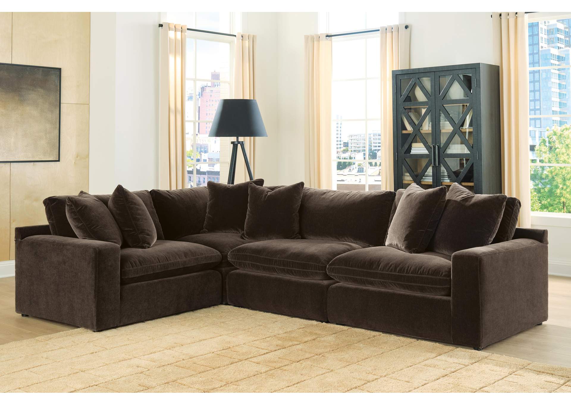 Maxton Heights 4-Piece Sectional image 3