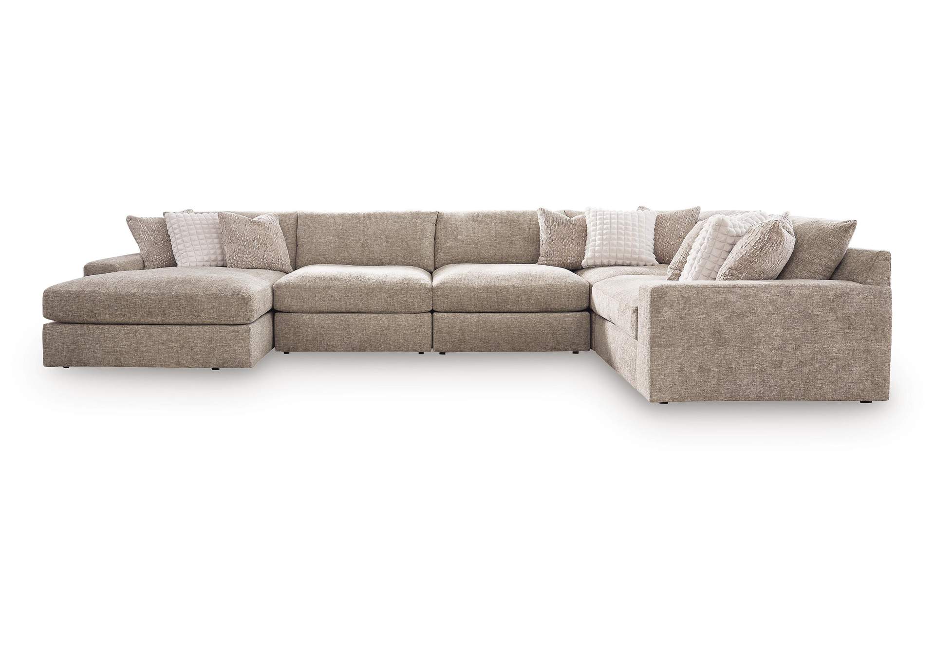 Nexora-Court 5-Piece Sectional with Chaise image 1