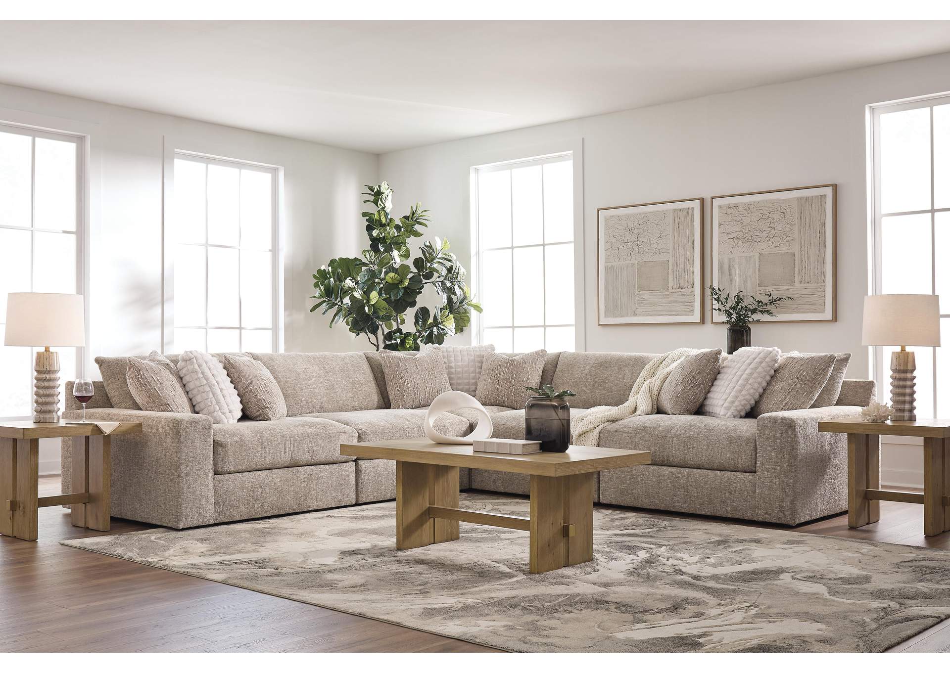 Nexora-Court 5-Piece Sectional image 3
