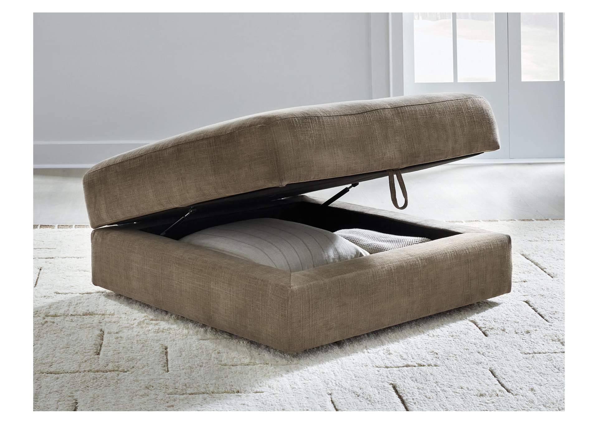Camellia-Court Ottoman With Storage image 5