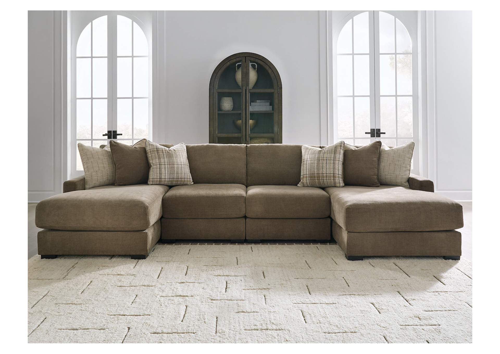 Camellia-Court 4-Piece Double Chaise Sectional image 2