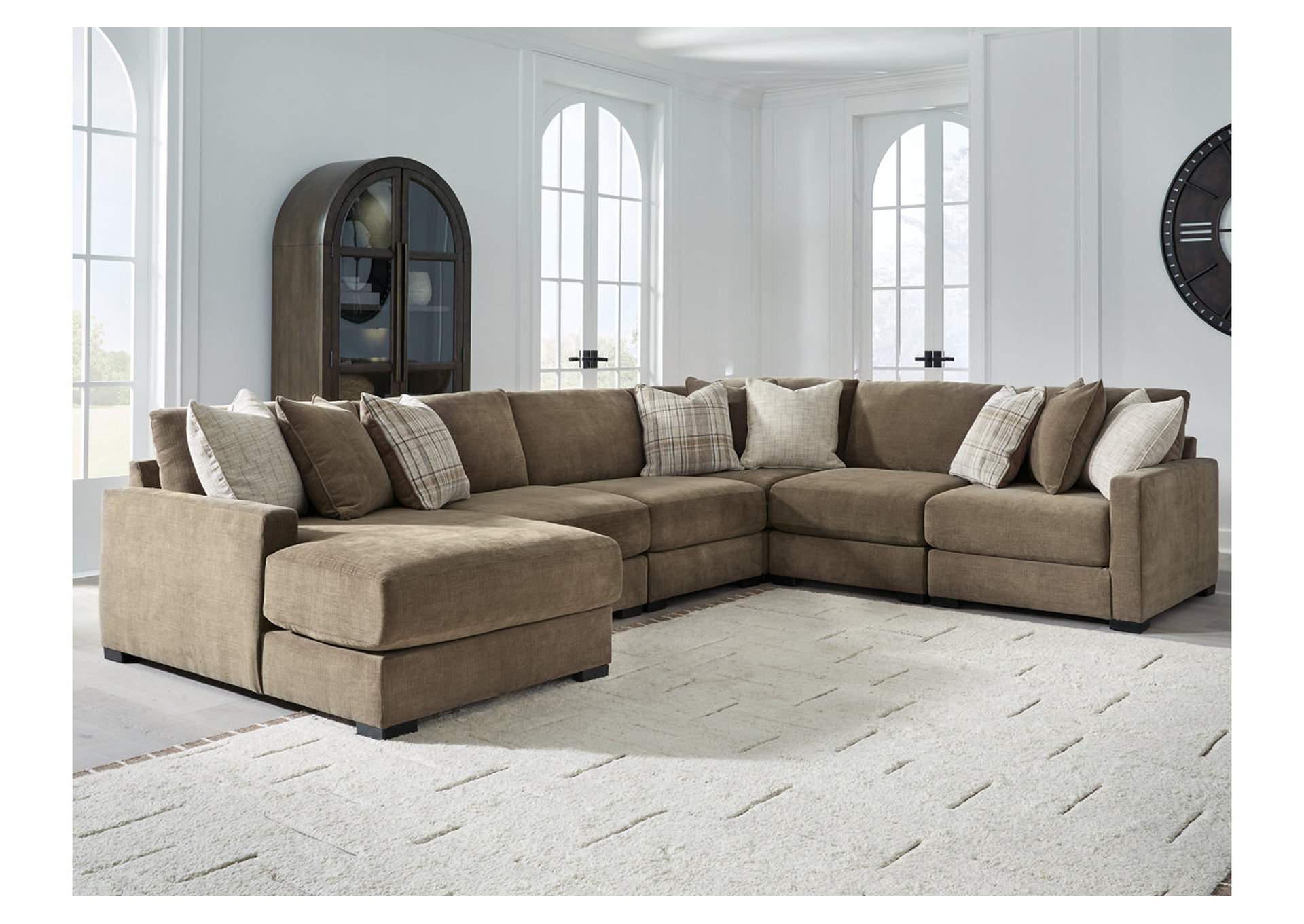 Camellia-Court 6-Piece Sectional with Chaise image 2