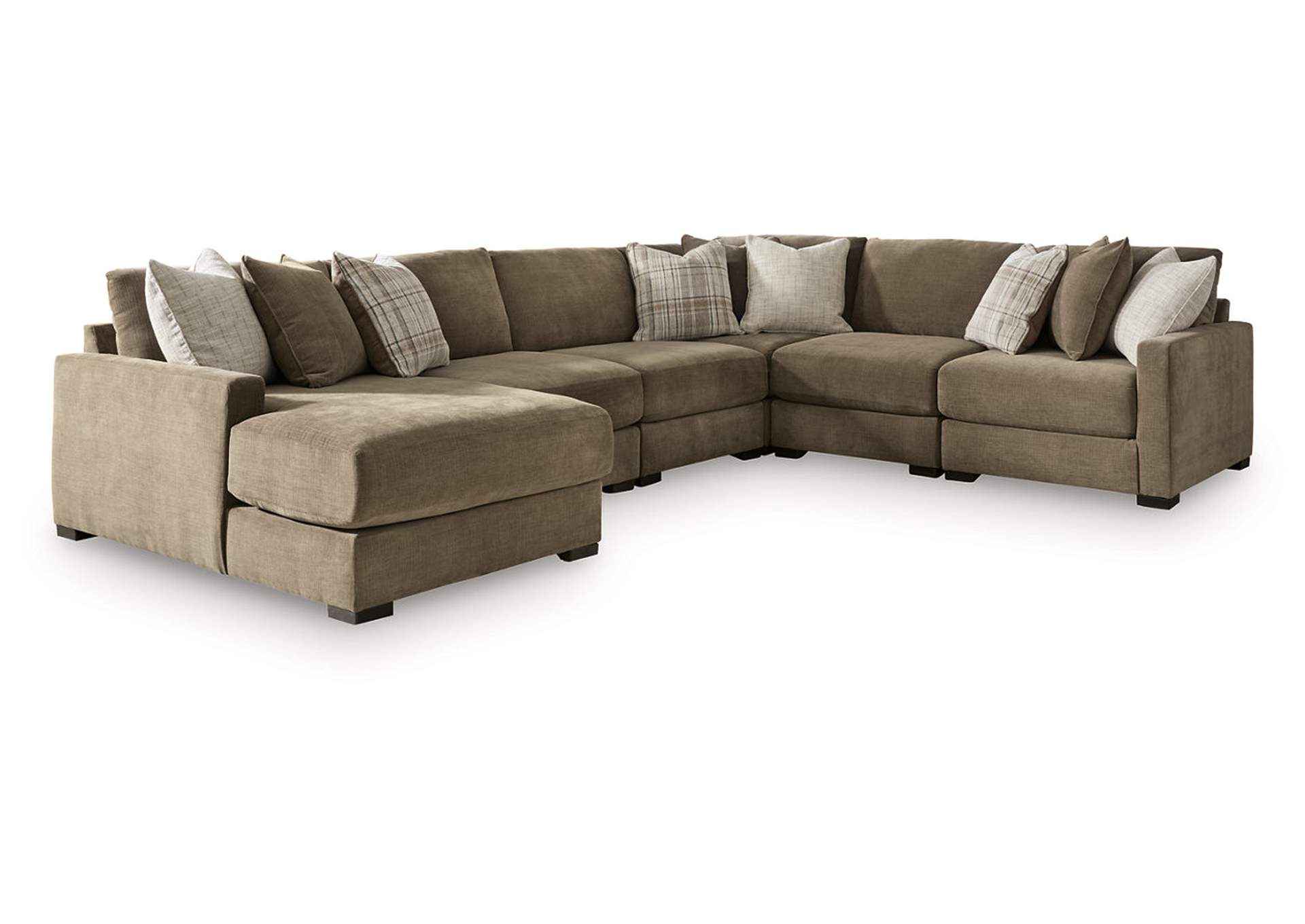 Camellia-Court 6-Piece Sectional with Chaise image 1