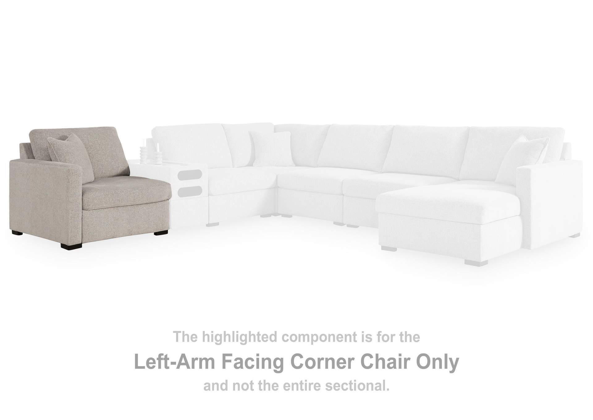 ModMax Luxe 3-Piece Sectional Sofa with Storage Console image 3