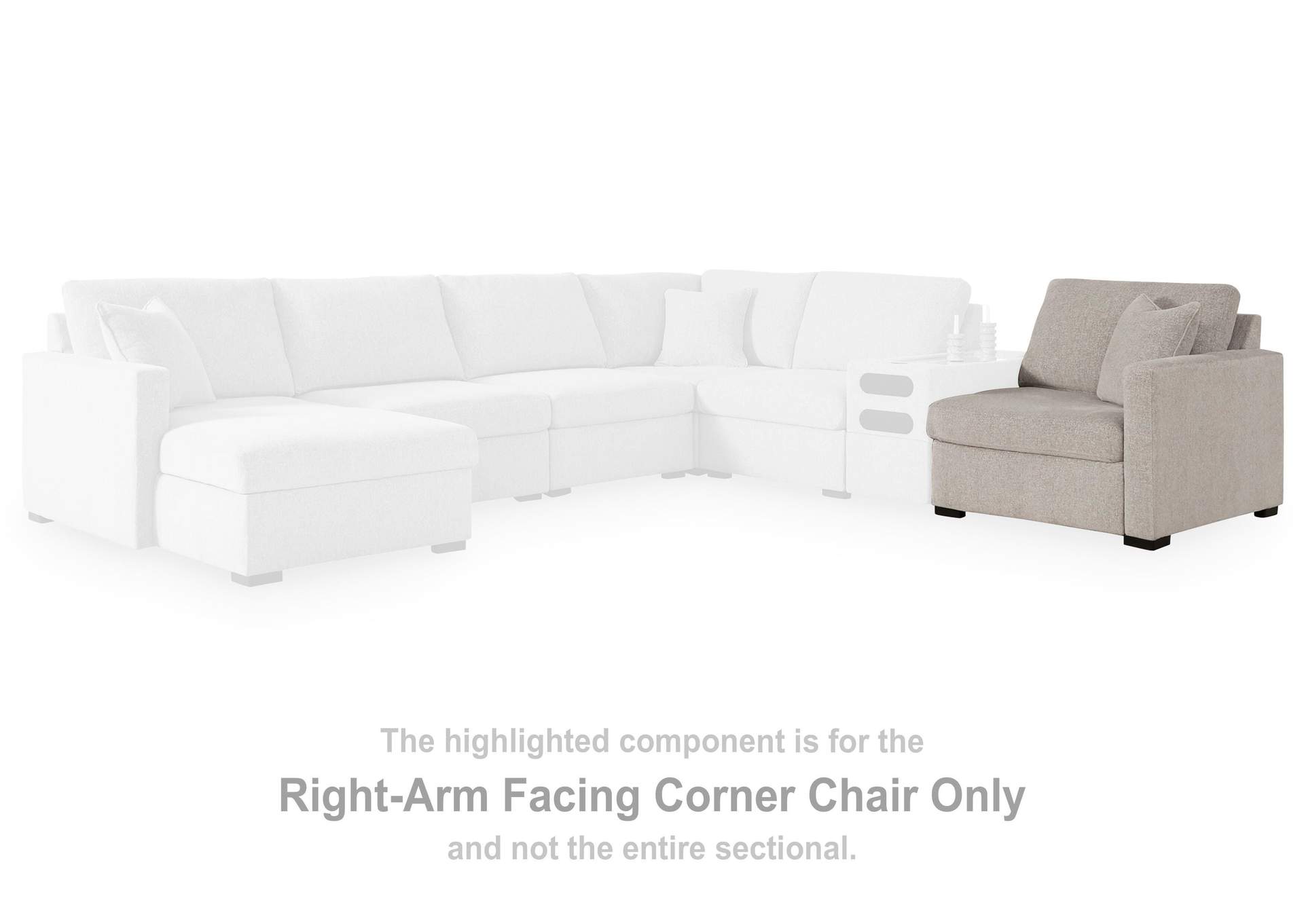 ModMax Luxe 3-Piece Sectional Sofa with Storage Console image 4