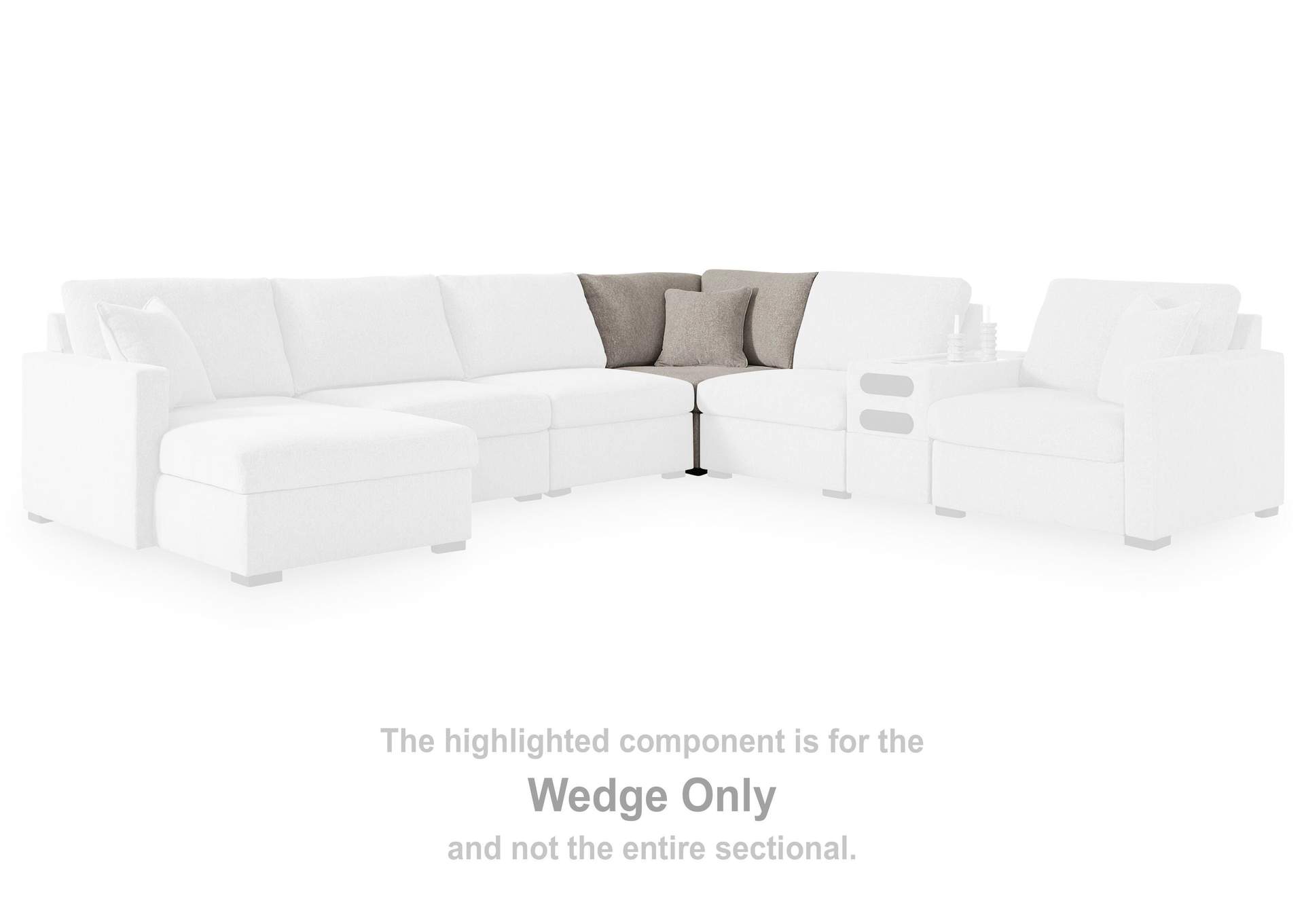 ModMax Luxe 5-Piece Sectional with Chaise and Pop Up Sleeper image 6