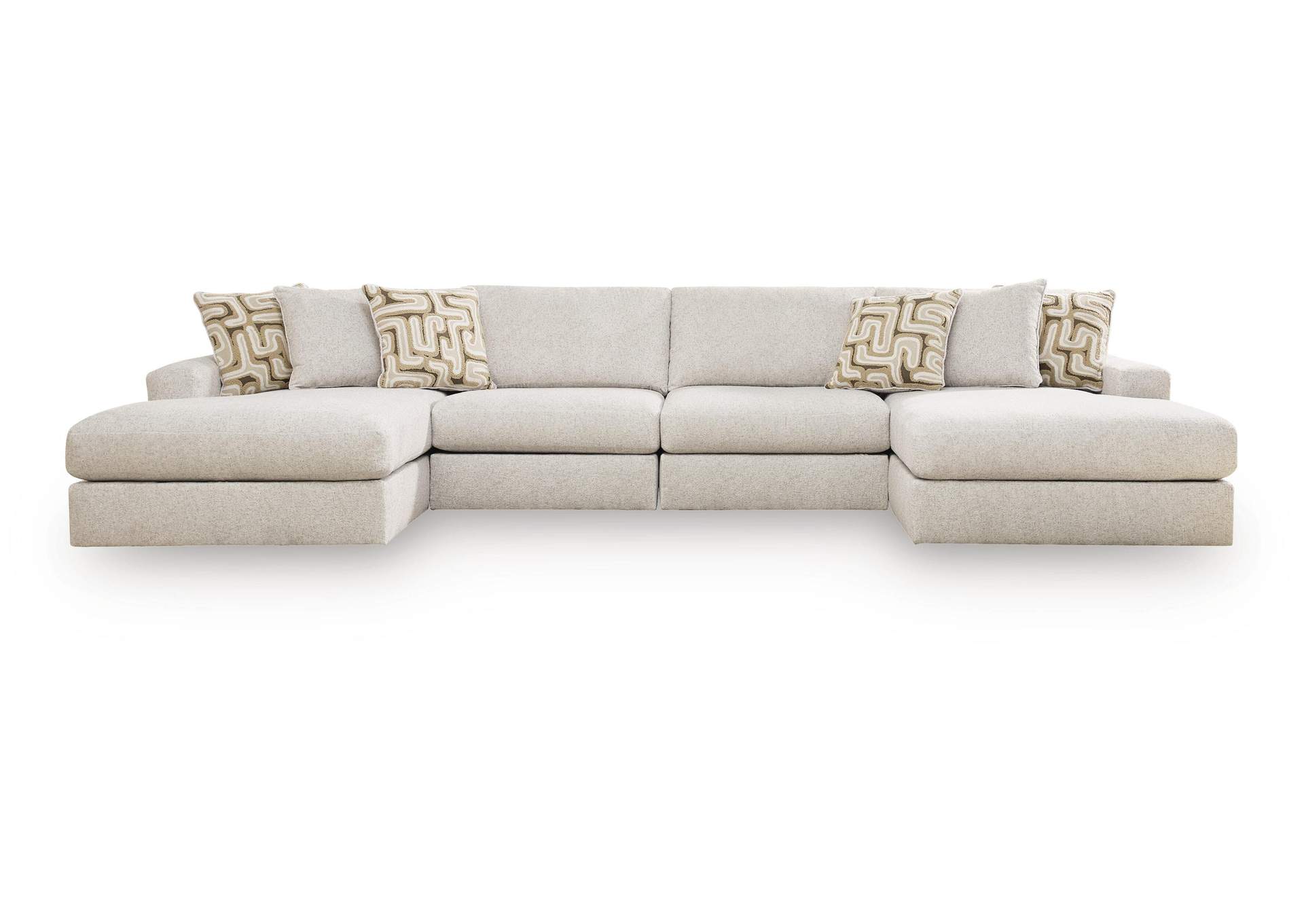 Kestrie 4-Piece Double Chaise Sectional image 1