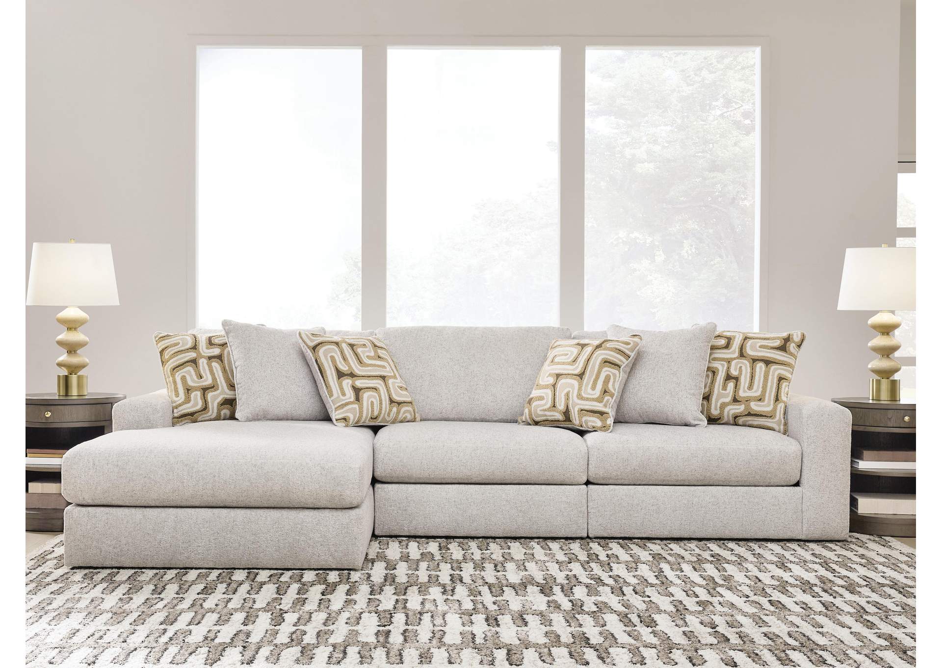 Kestrie 3-Piece Sectional Sofa Chaise image 1