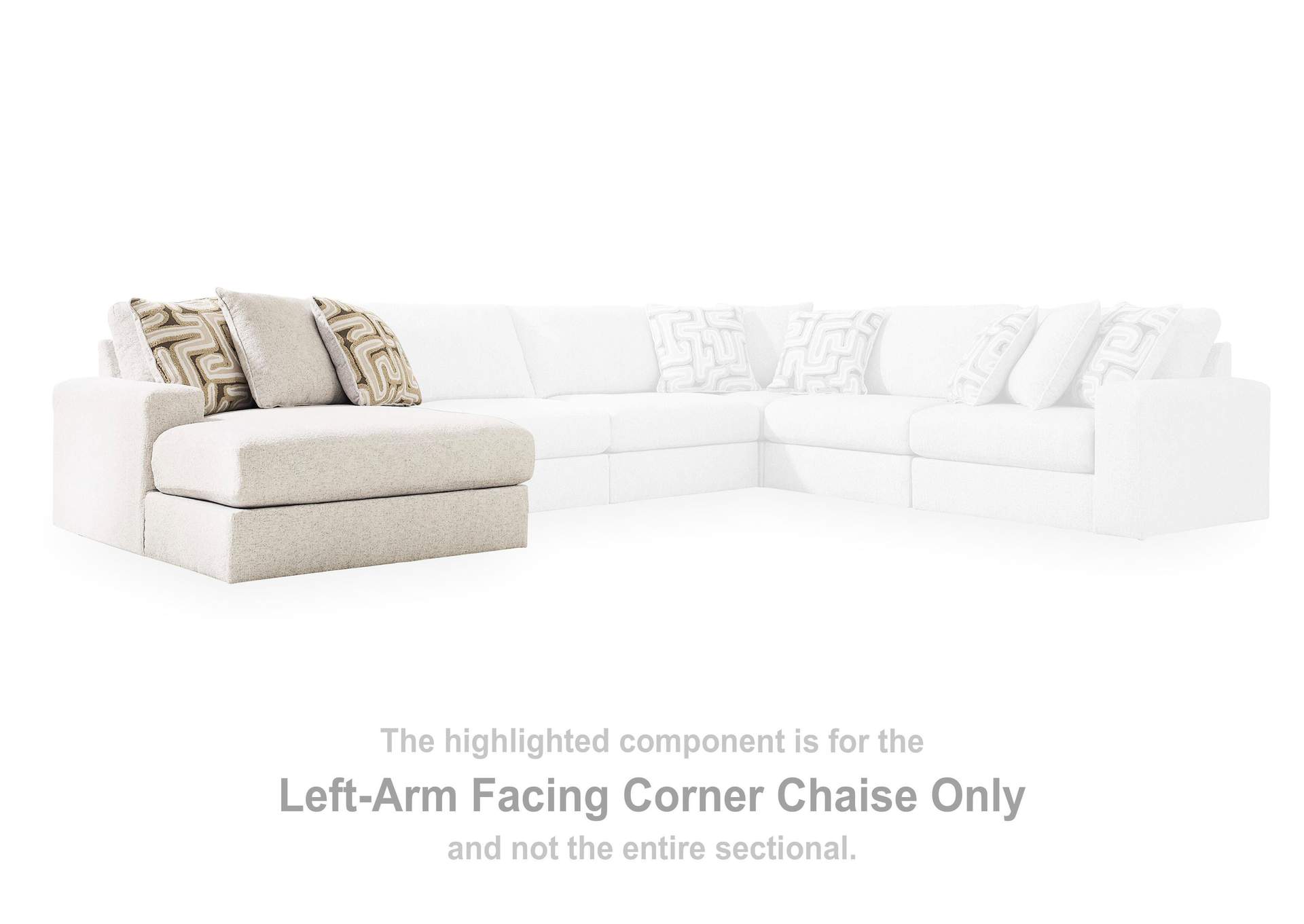 Kestrie 4-Piece Double Chaise Sectional image 3