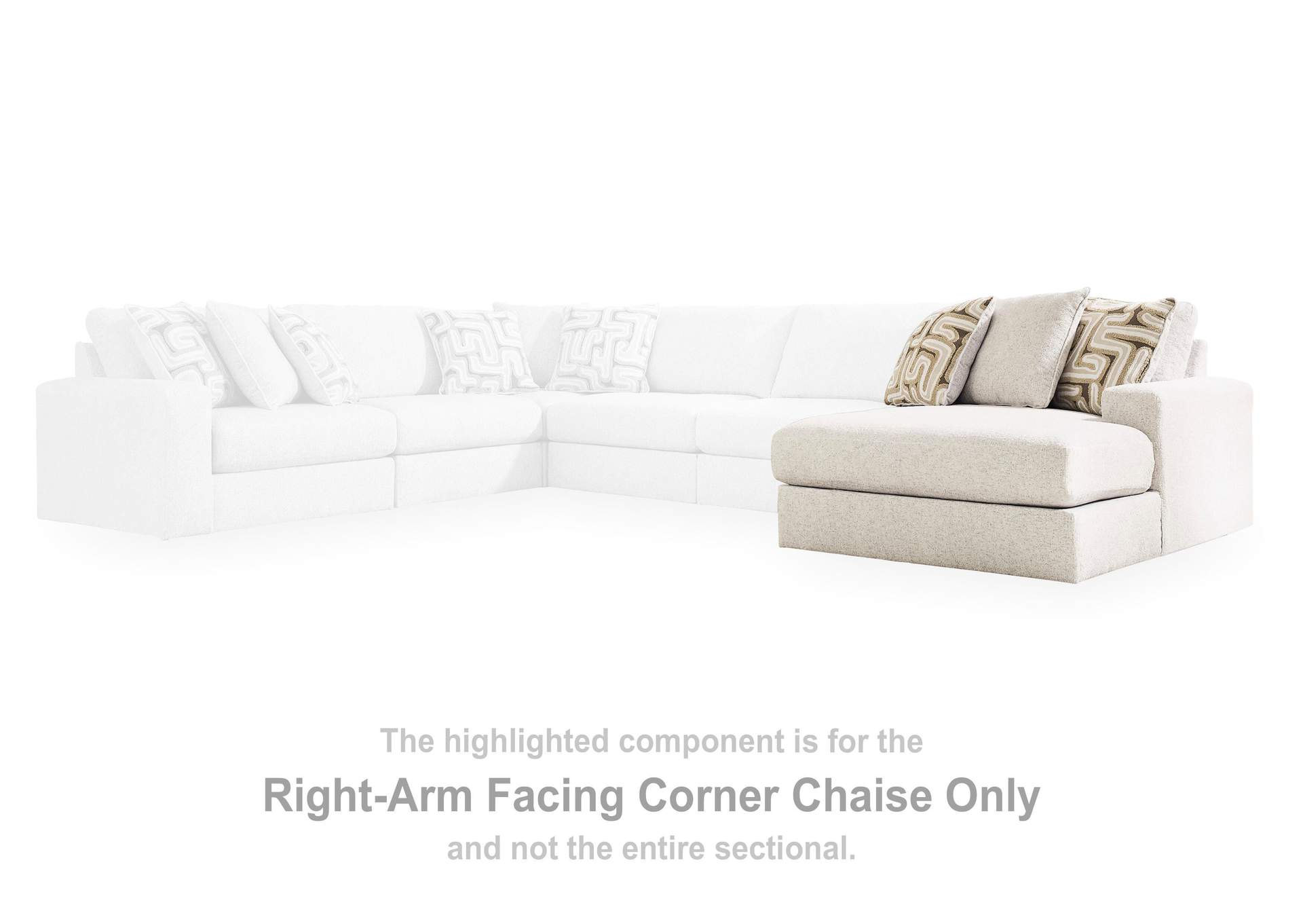 Kestrie 3-Piece Sectional Sofa Chaise image 2
