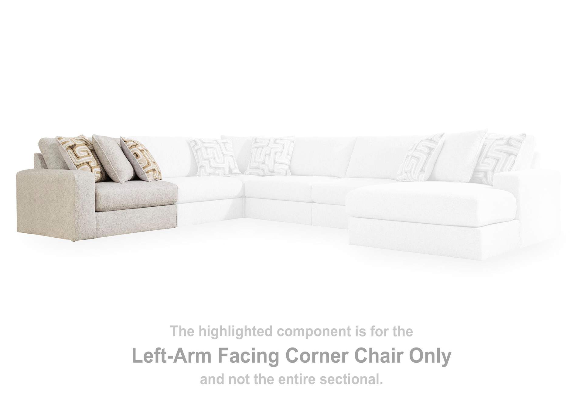 Kestrie 3-Piece Sectional Sofa Chaise image 4