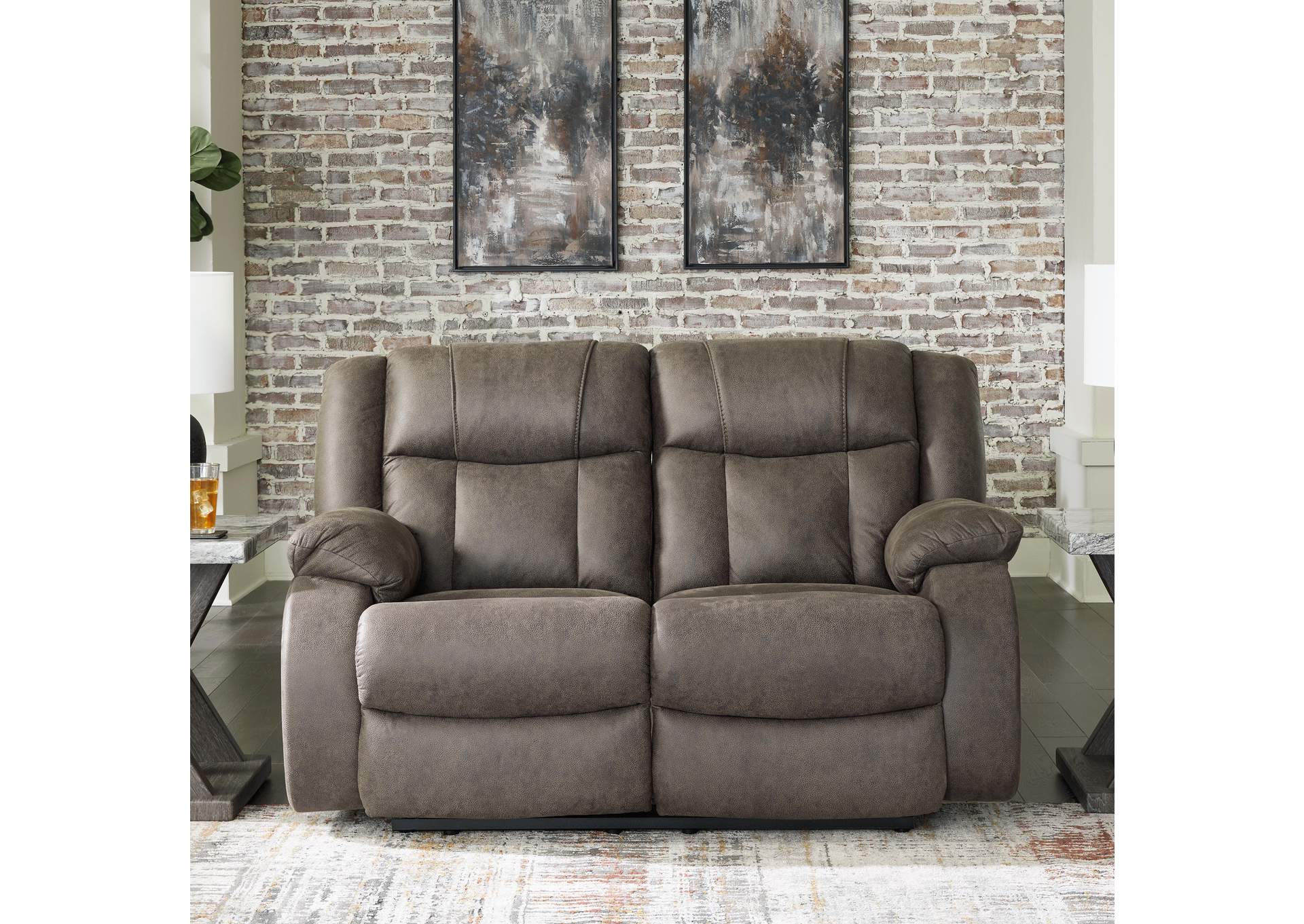 First Base Reclining Loveseat image 5