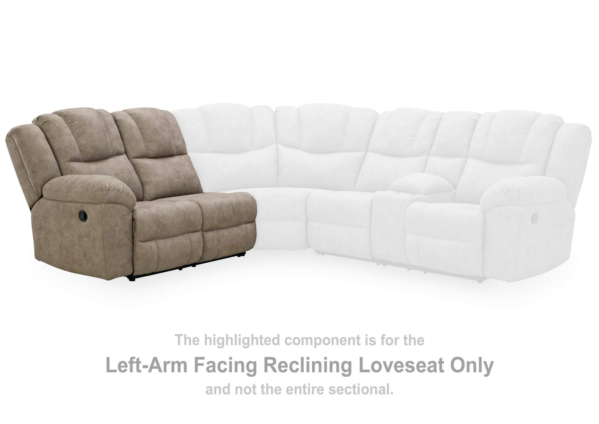 Pearce-Pike 3-Piece Reclining Sectional image 5