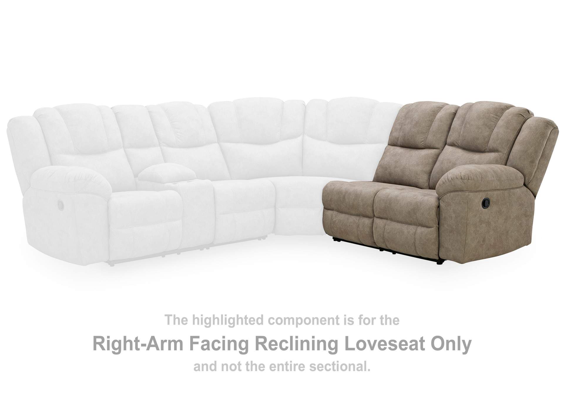 Pearce-Pike 3-Piece Reclining Sectional with Console image 7