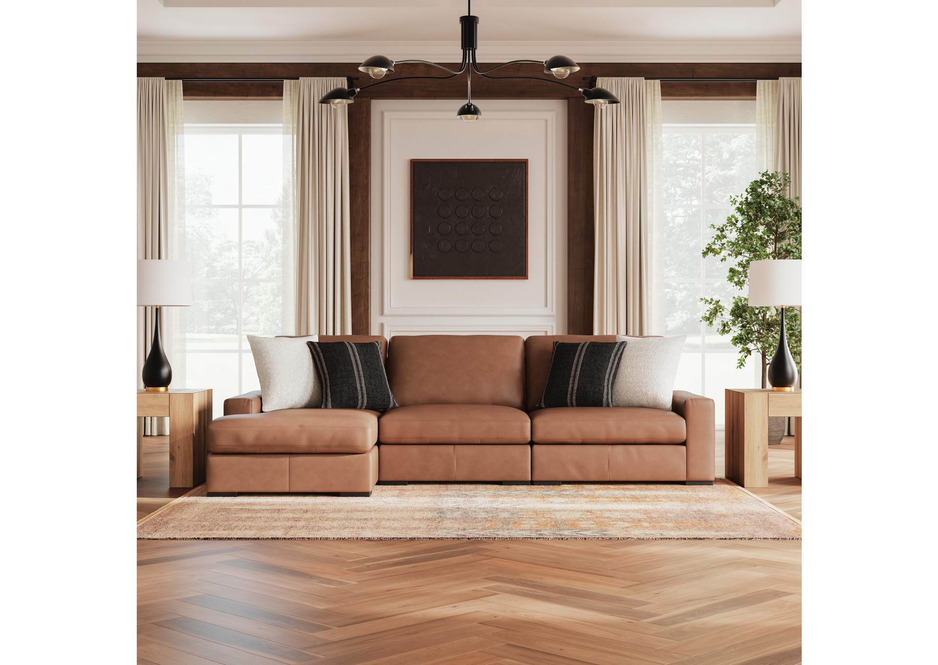 Calden 3-Piece Sectional with Chaise image 2